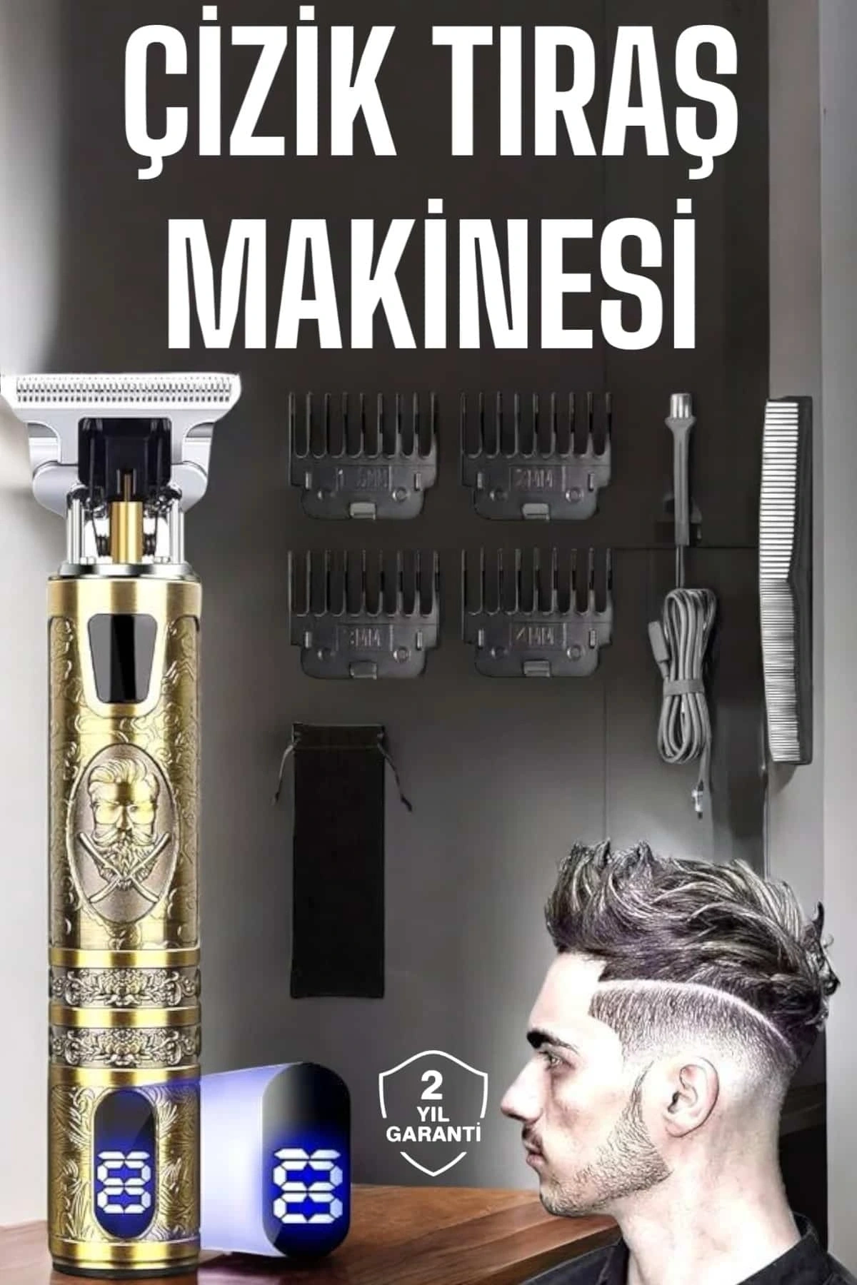 Çizik Tıraş Makinesi Şarjlı Paslanmaz Çelik lı Uzun Ömürlü