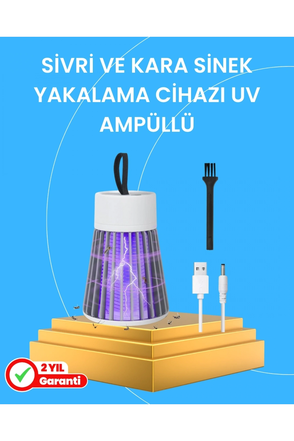 Çocuk ve Evcil Hayvan Dostu Sivrisinek Yakalama Lambası