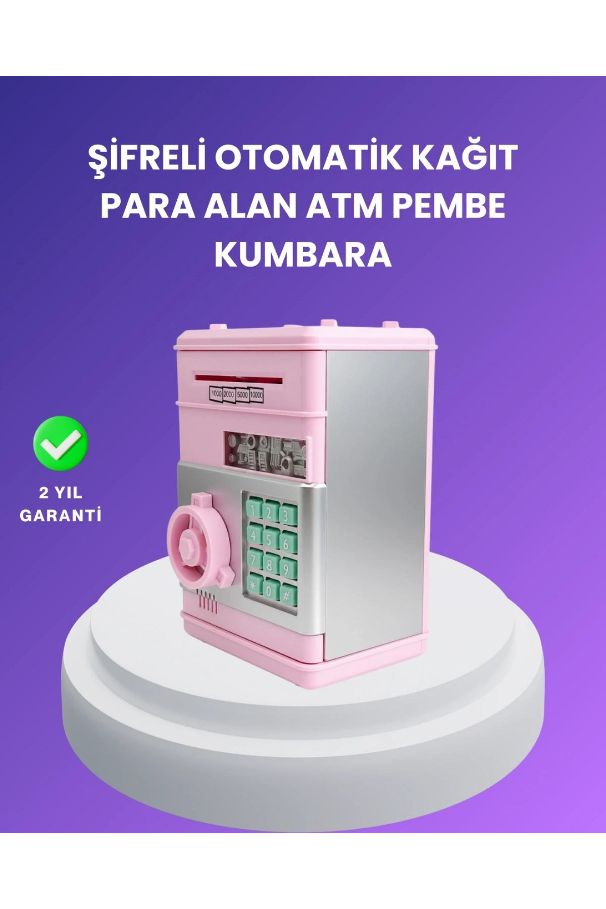 Çocuklar İçin Eğitici Elektronik Şifreli Kumbara