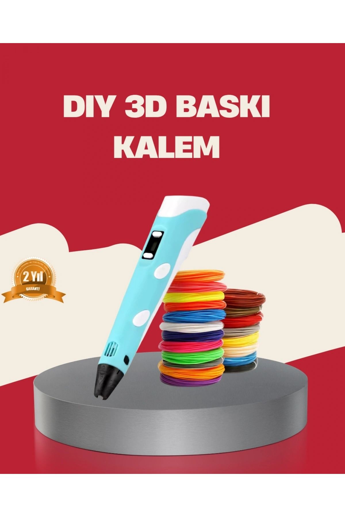 Çocuklar İçin Güvenli 3D Yazıcı Kalem