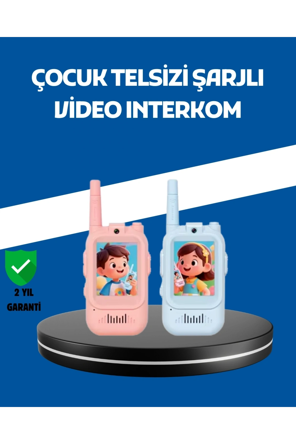 Çocuklar İçin Video Görüşmeli Walkie Talkie Uzun Mesafe İletişim