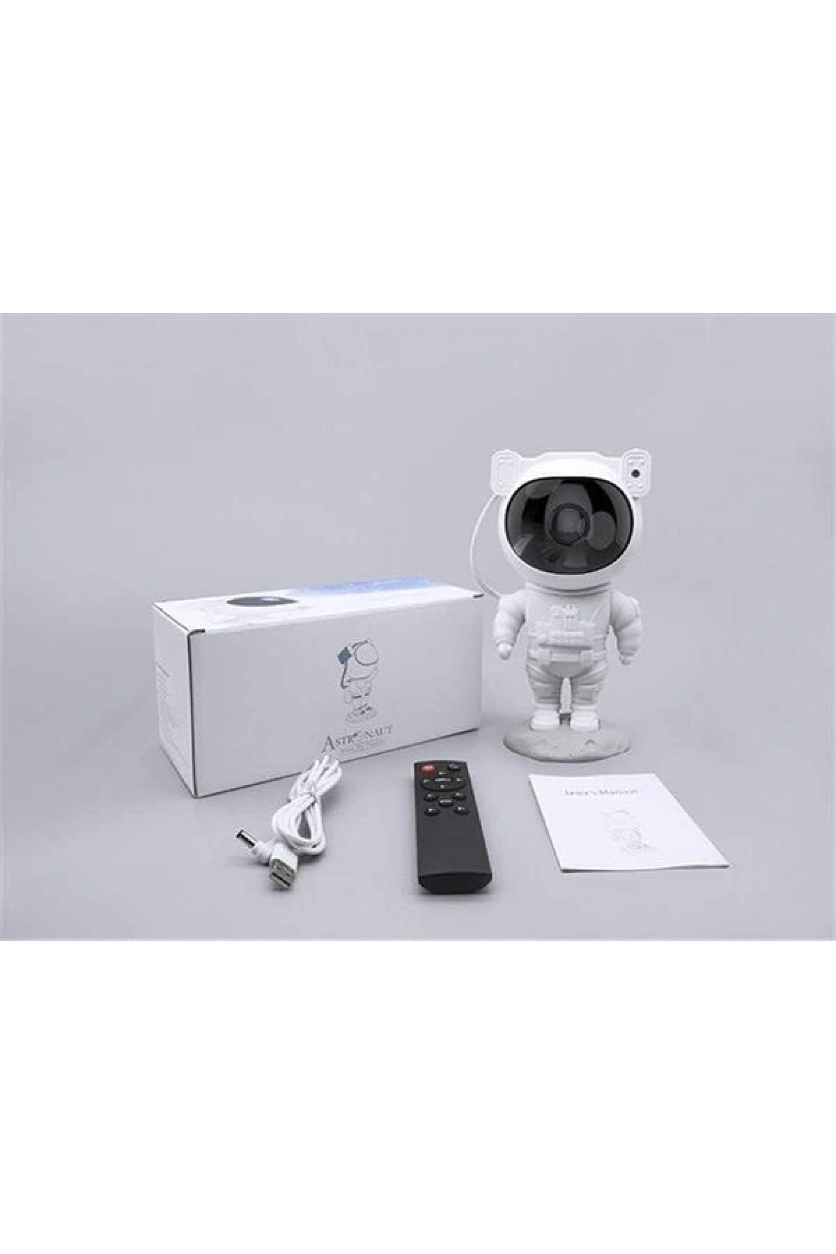 Çocuklara Özel Projeksiyon Astronot Lamba Speaker Sevimli