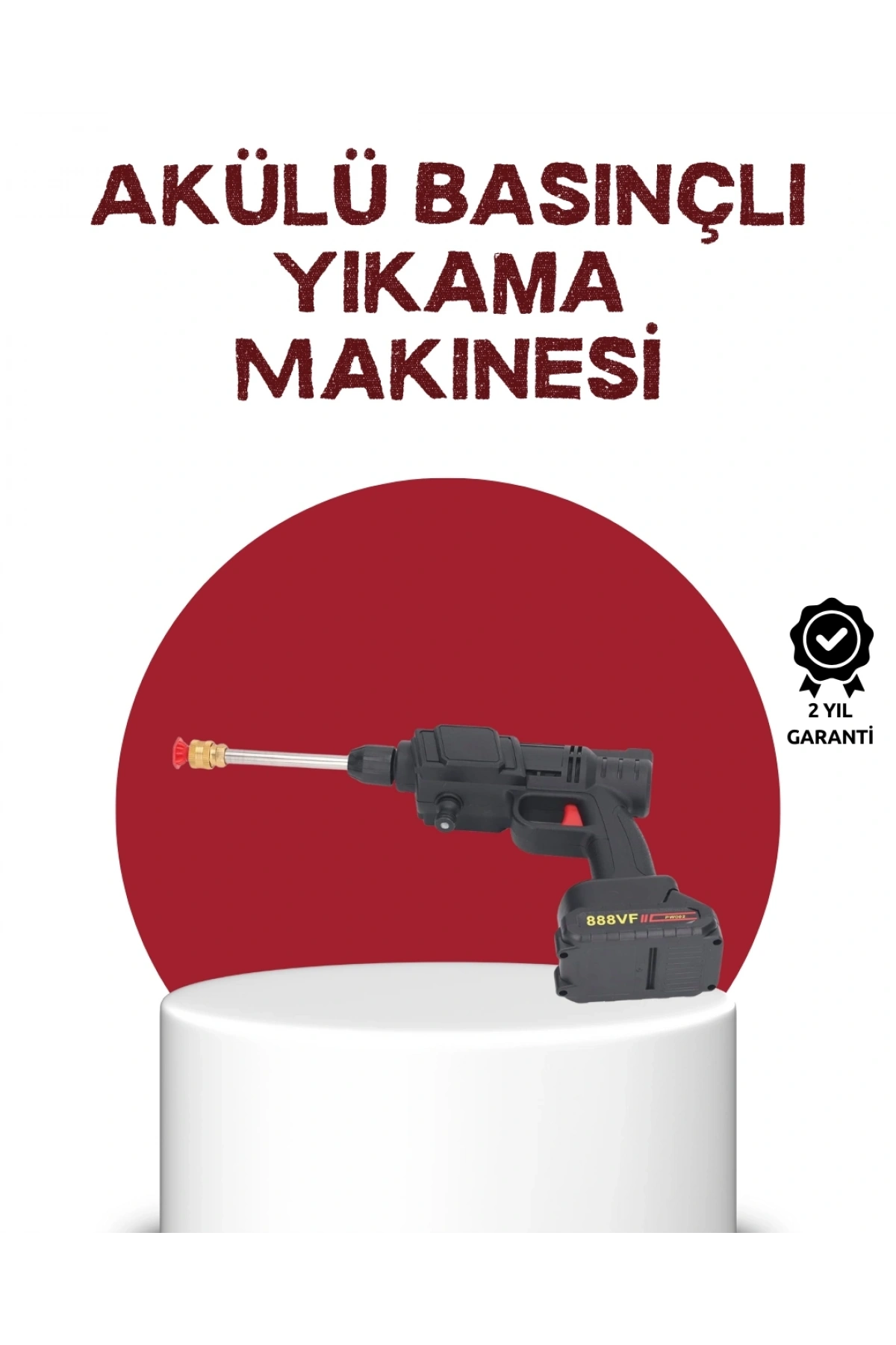 Çok Fonksiyonlu Şarjlı Basınçlı Yıkama Tabancası Ev Araç Bahçe