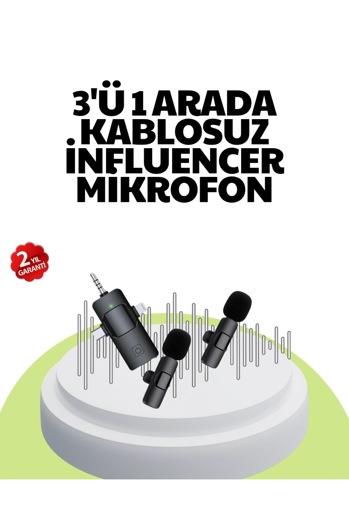 Çok Yönlü Mikrofon - Net Ses, Uzun Pil