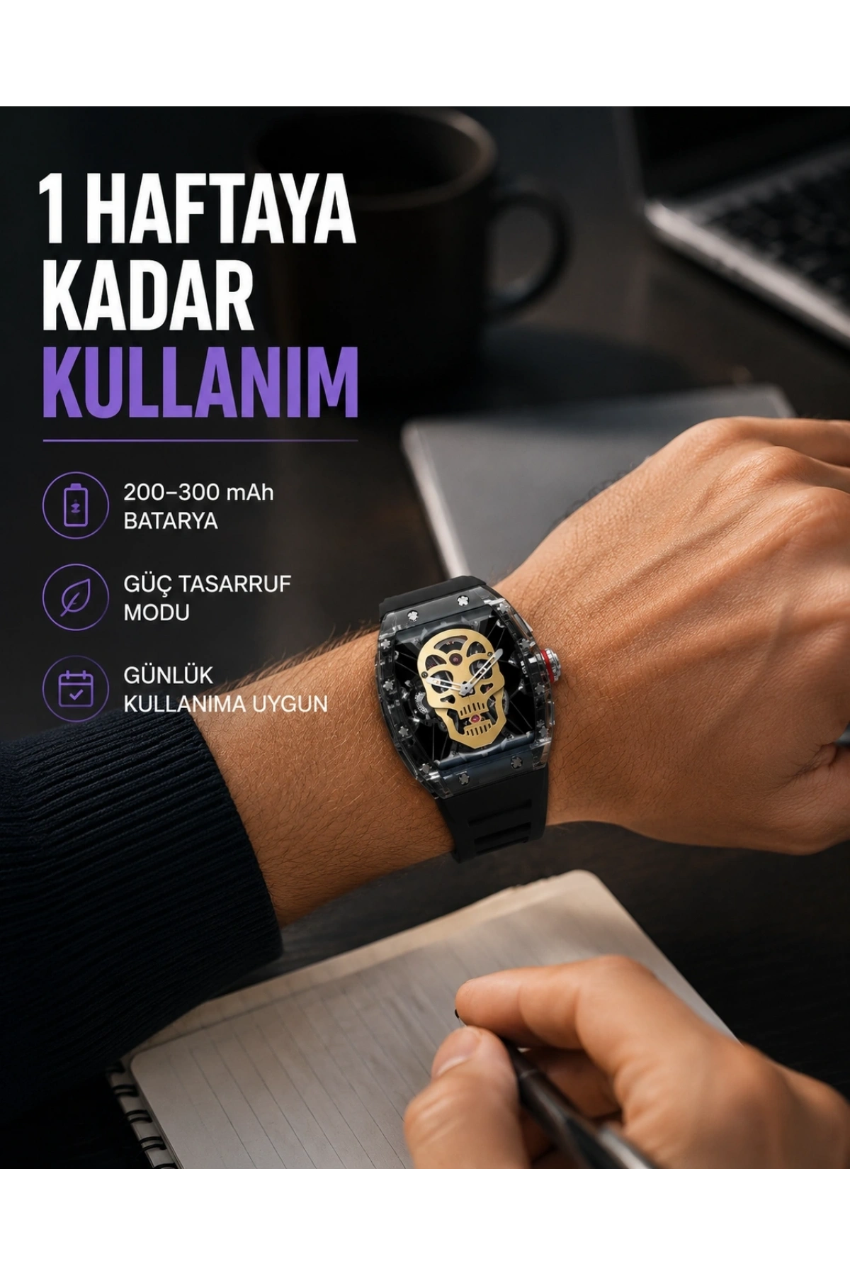 Çoklu Spor Modlu Akıllı Saat Bildirim Destekli