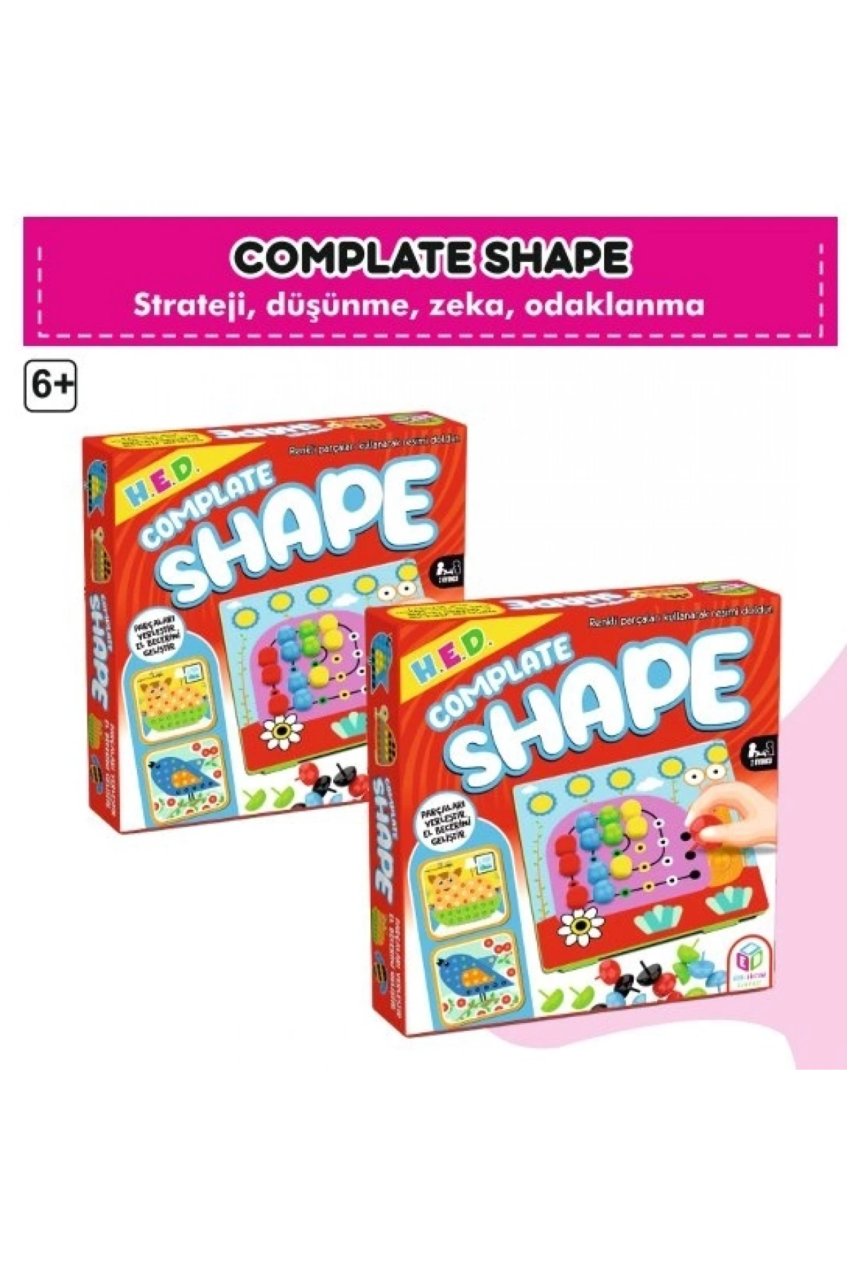 Complate Shape Renklerle Zekanı Konuşturma Oyunu