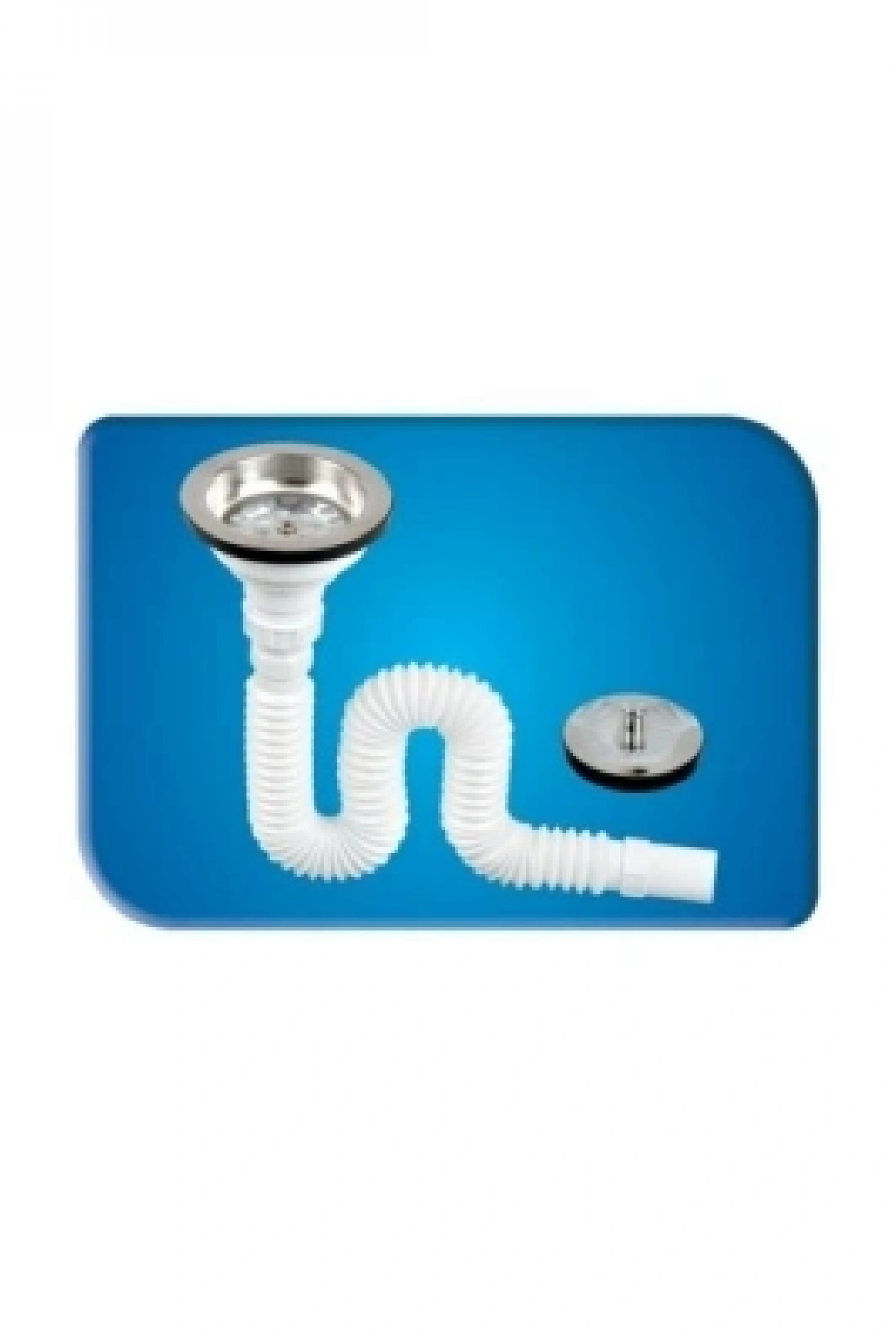 ÇÖPMAK KAFALI FİLTRELİ KÖRÜKLÜ SİFON (5047)