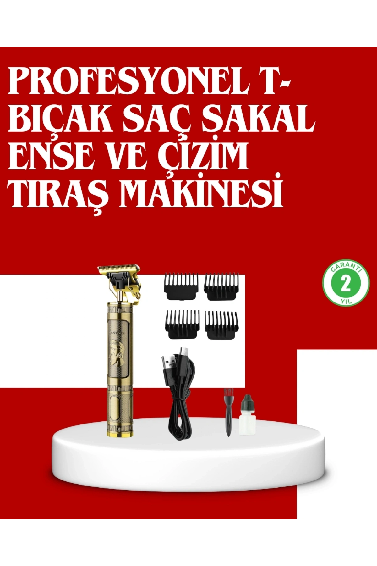 Daling Profesyonel Tıraş Makinesi Islak ve Kuru Kullanım