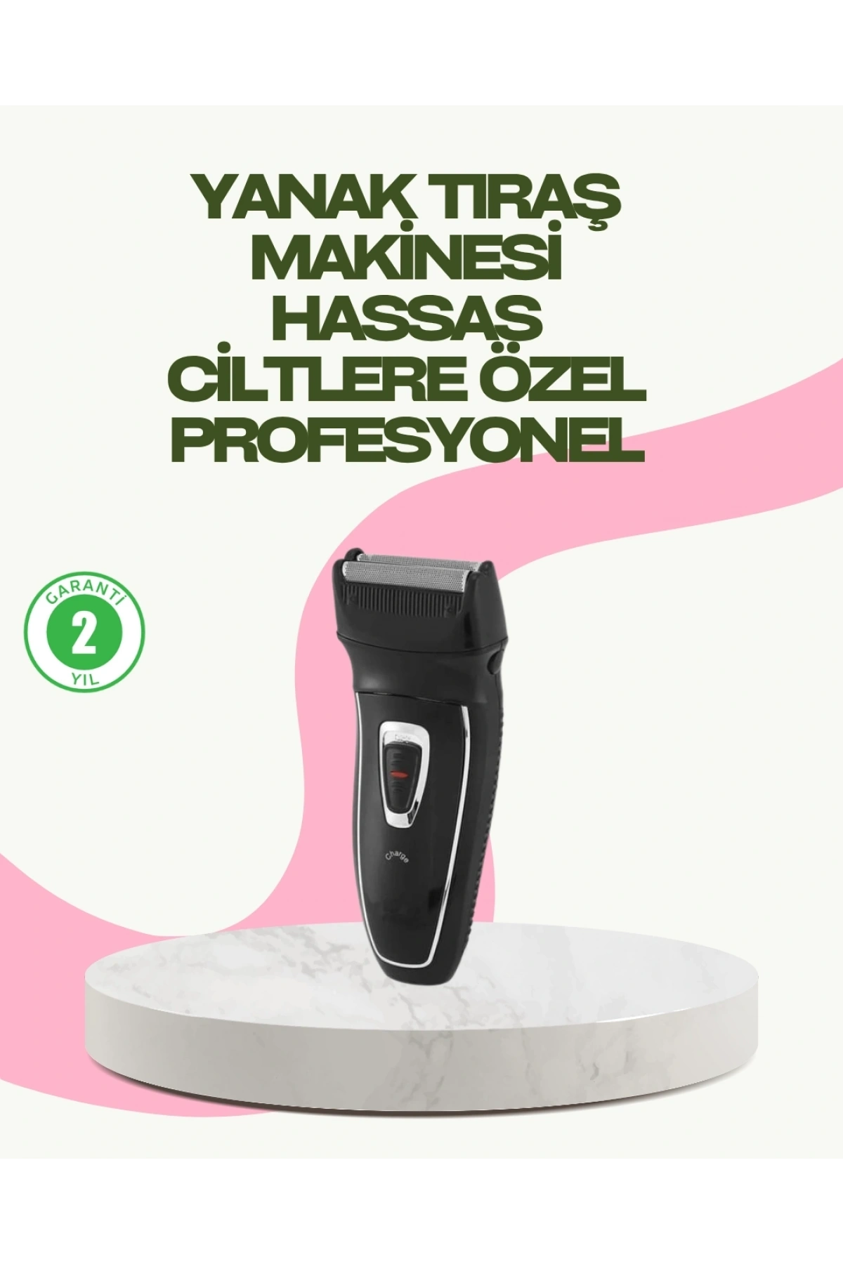 Darbelere Dayanıklı Kablosuz Erkek Tıraş Aleti