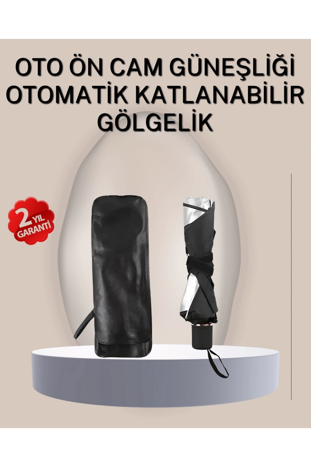 Dayanıklı UPE Alaşımlı Şemsiye Tipi Araç Güneşliği - Kolay Katlanır