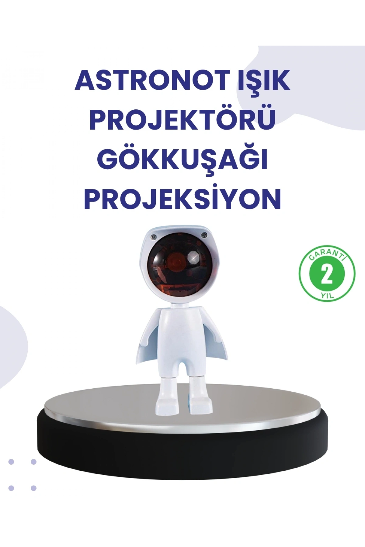 Dekoratif Gün Batımı Işığı – Astronot Figürlü