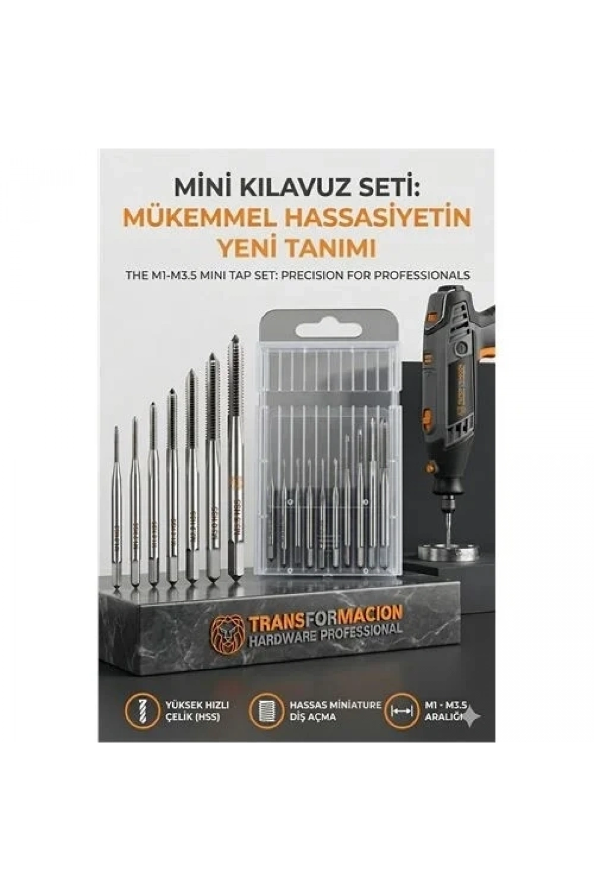 Dieter Wolff Serisi | 10lu Hss Kobalt Mikro Kılavuz Seti (m1-m3.5) 723037
