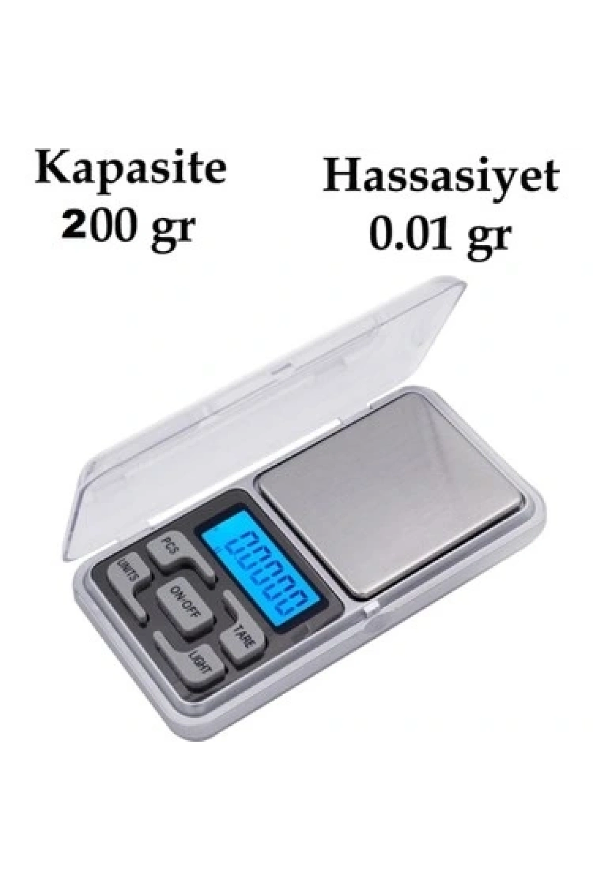 Dijital Hassas Elektronik Kuyumcu Cep Terazisi Tartı 200 gr 0.01 gr (5047)