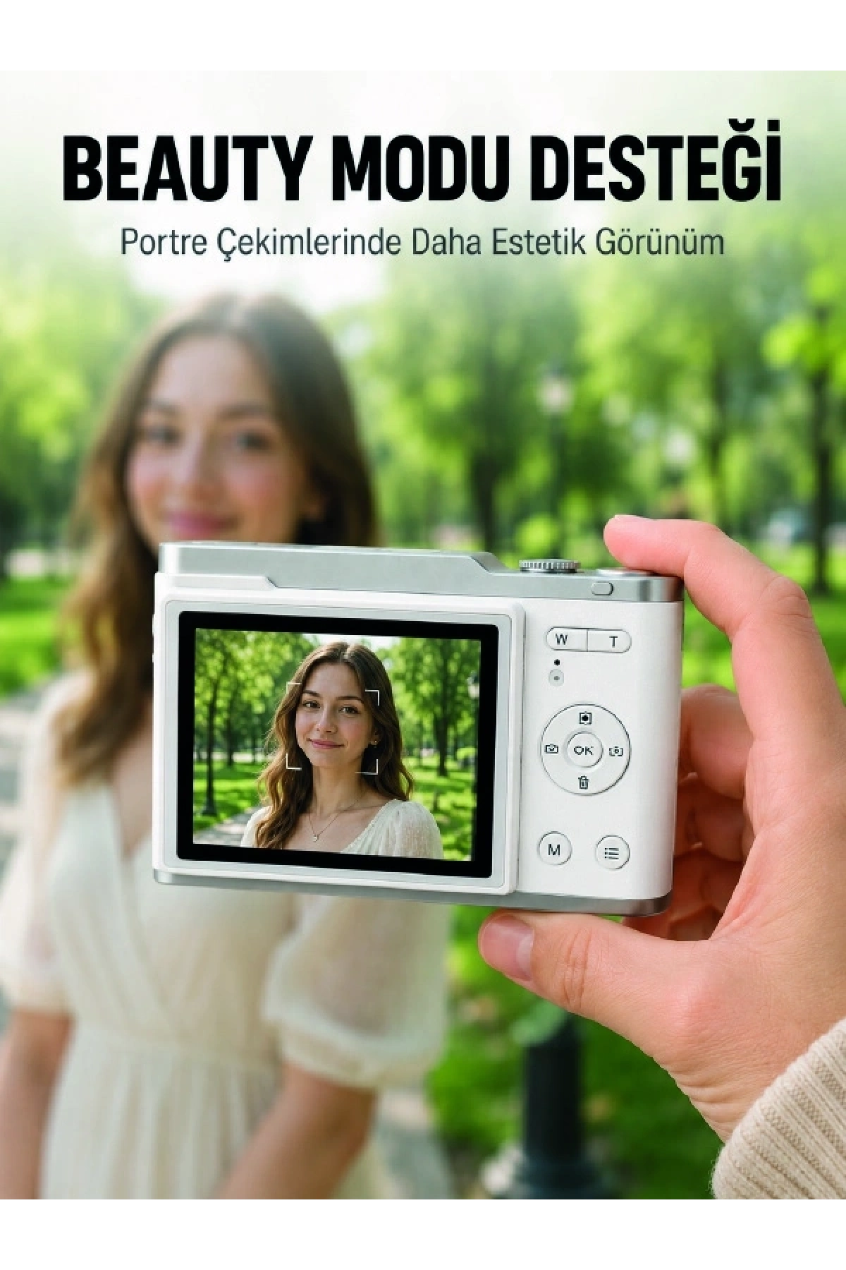 Dijital Kamera 4K Video 48 MP Fotoğraf Çekim Özellikli