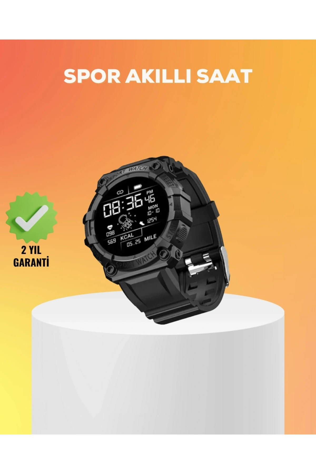 Dijital Spor Saat – Kalp Atışı, Kalori ve Adım Takip Özellikli