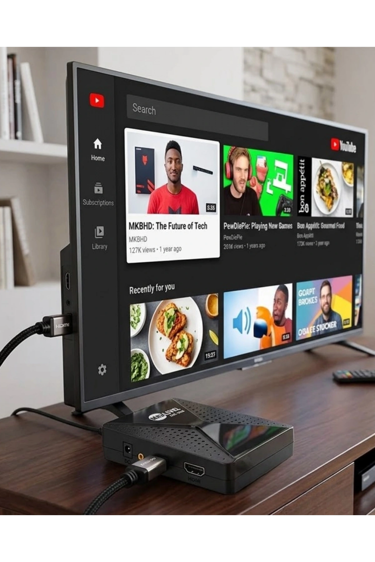Dijital Uydu Receiver 1080P HDMI Çıkışlı Kanal Güncellemeli