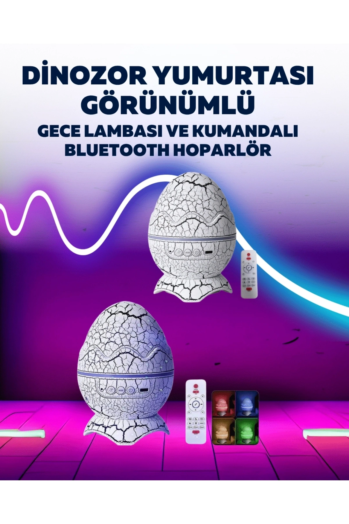 Dinazor Yumurta Gece Lambası
