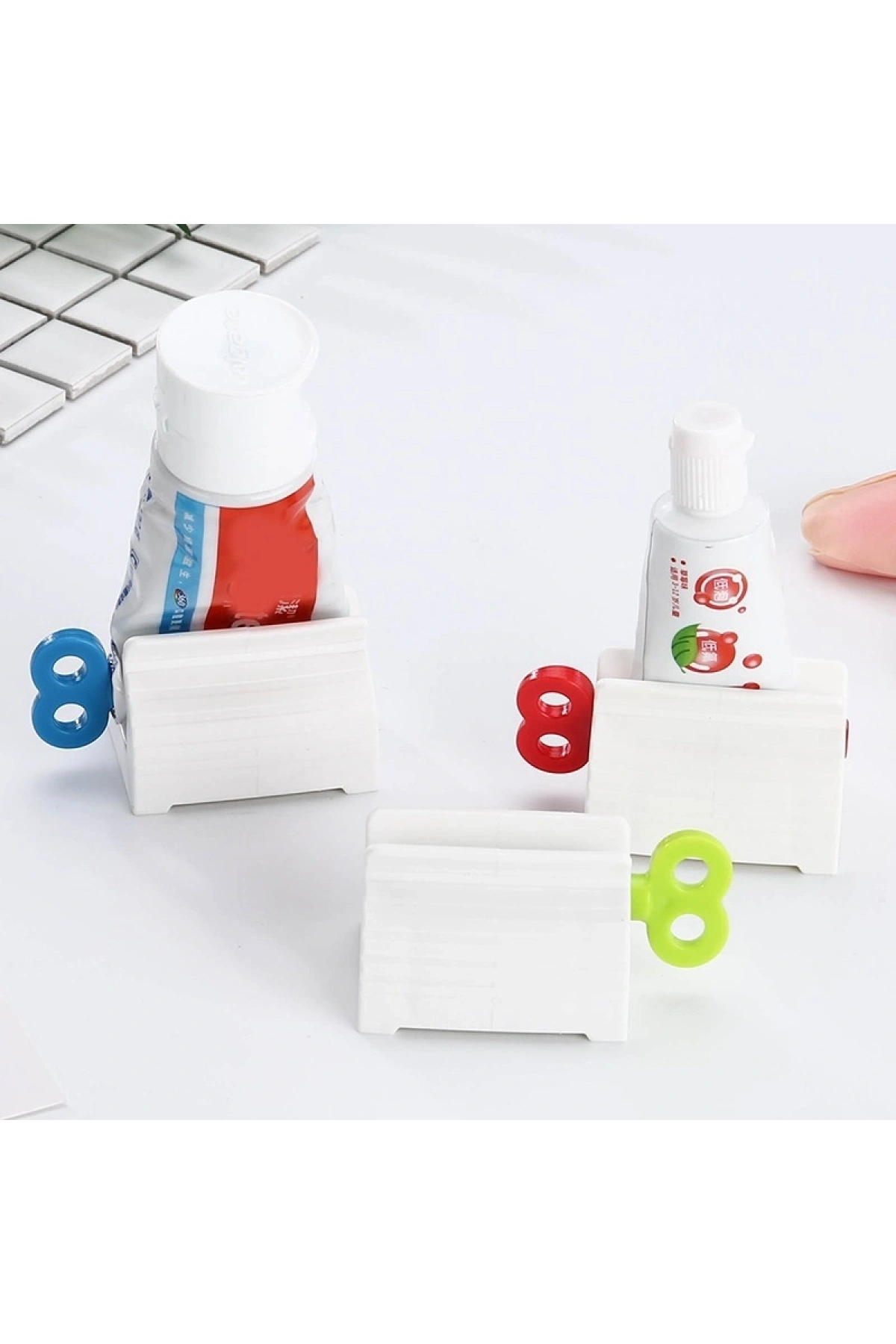 Diş Macunu Tüp Krem Sıkma Aparatı Çevirmeli