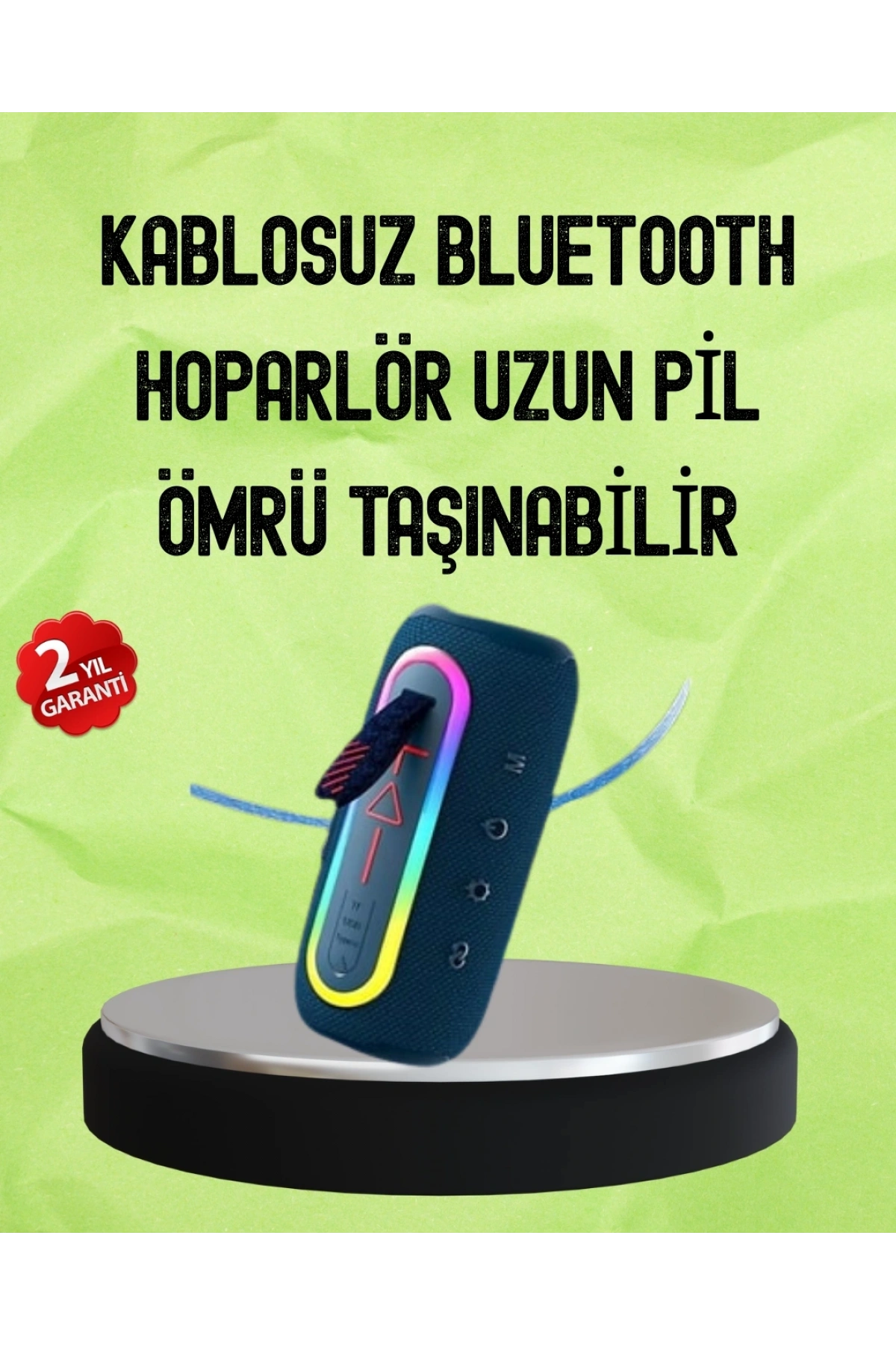 Dış Mekan Kullanıma Uygun Su Geçirmez Hoparlör