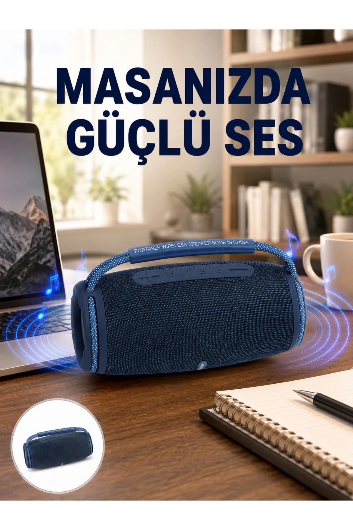 Dış Mekan Uyumlu IPX5 Suya Dayanıklı Kablosuz Hoparlör