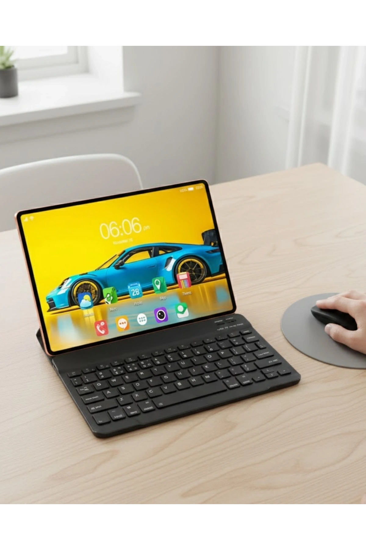 Dokunmatik Android Tablet Klavyeli Kalemli Kılıflı Set