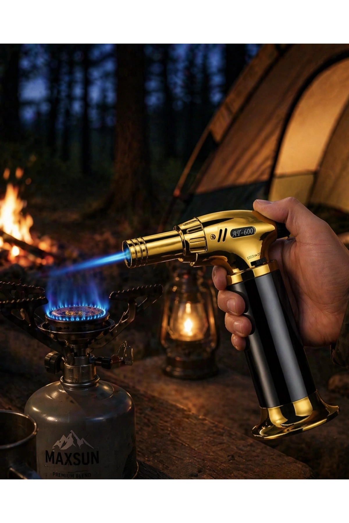 Doldurulabilir Pürmüz Çakmak Alev Ayarlı Mutfak Barbekü Torch