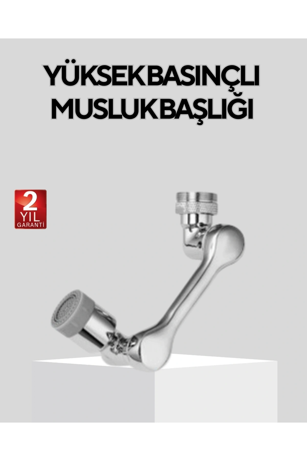 Döner Musluk Başlığı Çok Açılı Robotik Kol Su Tasarruflu