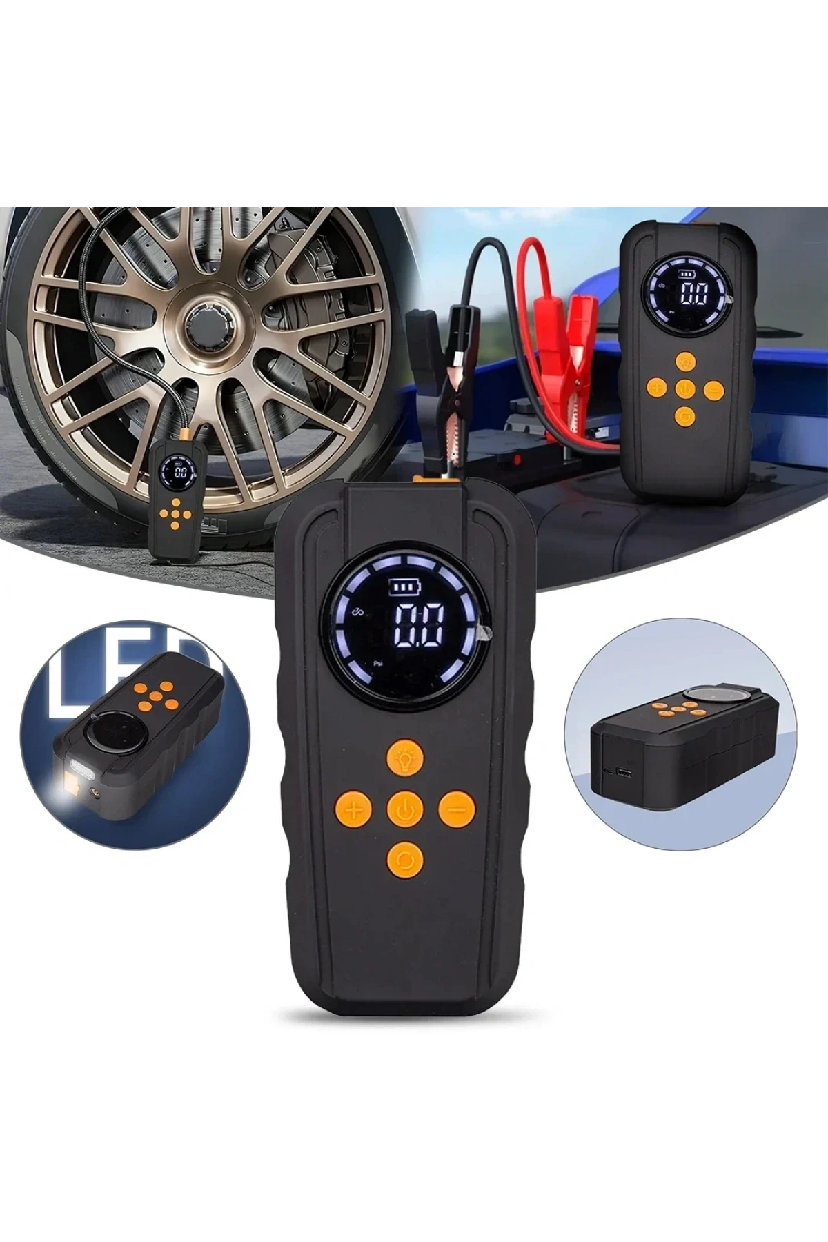 El Fenerli Hava Pompalı Akü Takviye Cihazı CM-315 (5047)