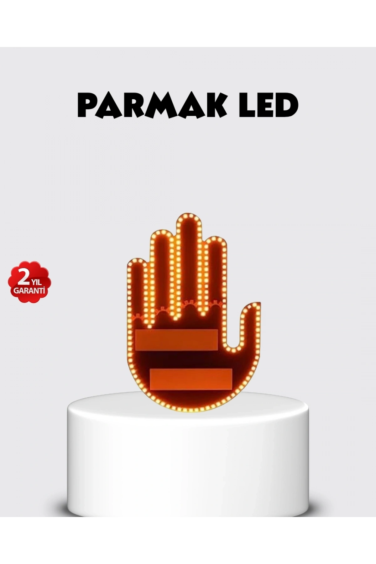 El Hareketiyle Kontrol Edilen 176 LED Amber Güvenlik Lambası