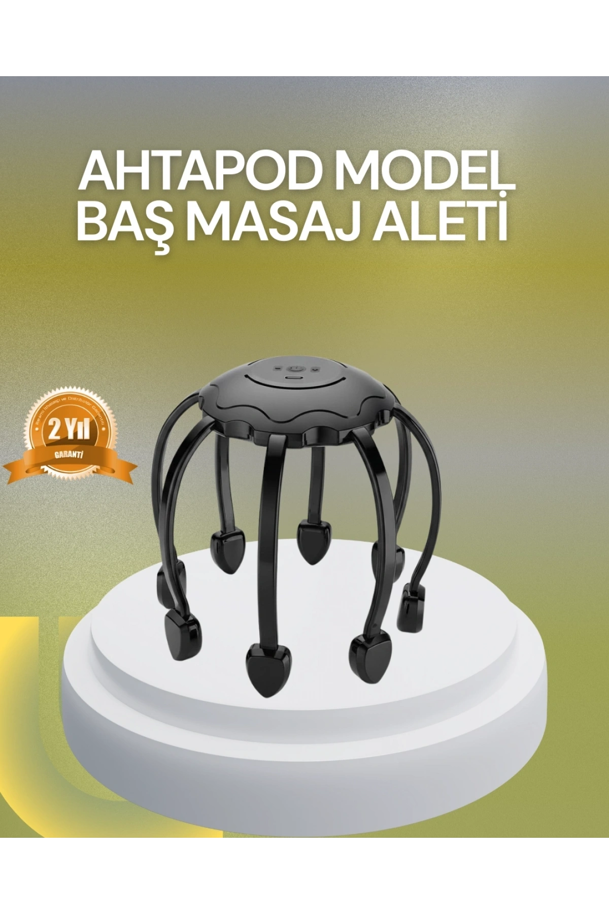 Elektrikli Kafa Masaj Aleti Çok Noktalı 360 Derece Kapsama