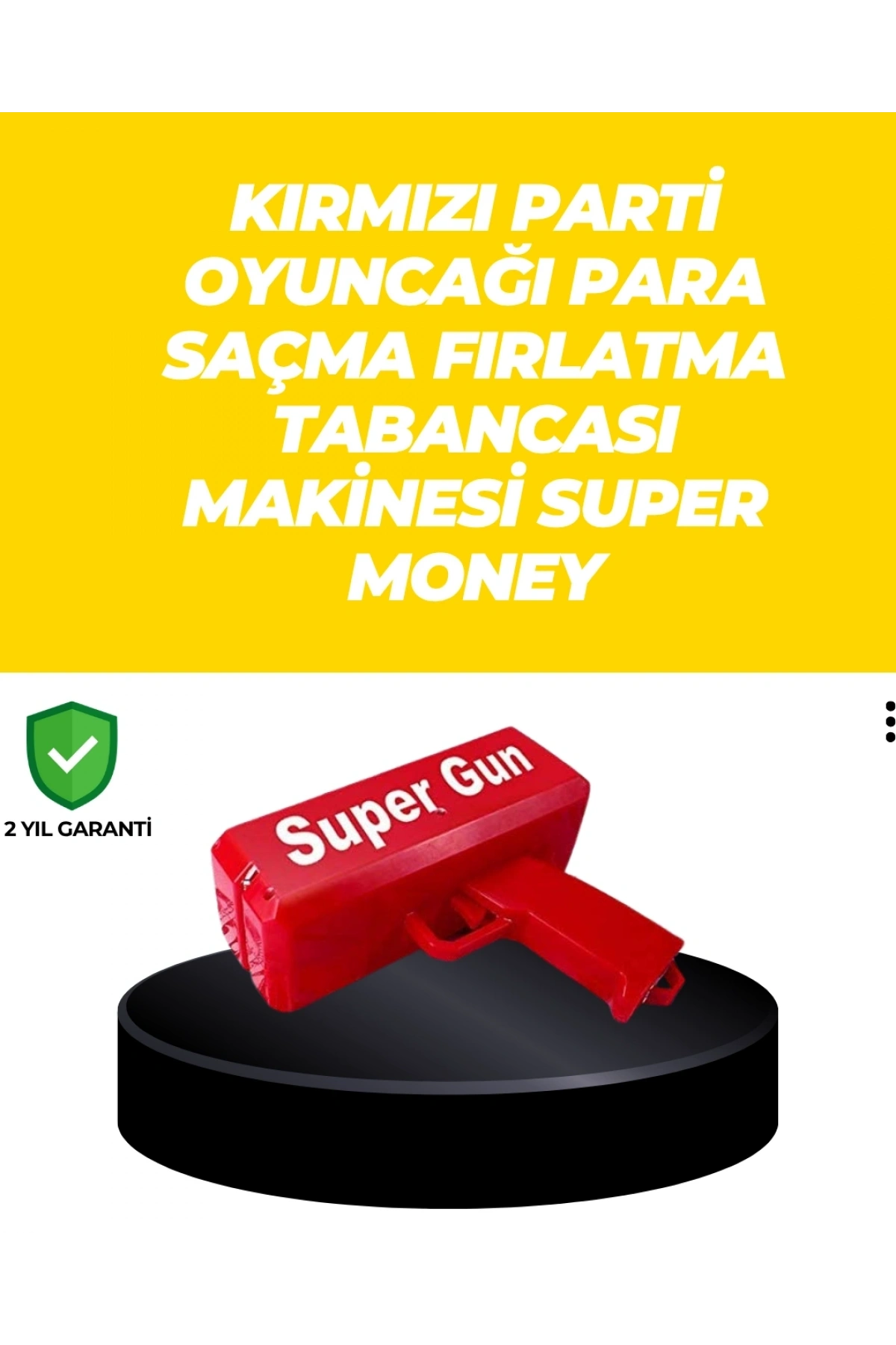 Elektrikli Parti Oyuncağı – Para Atan Tabanca