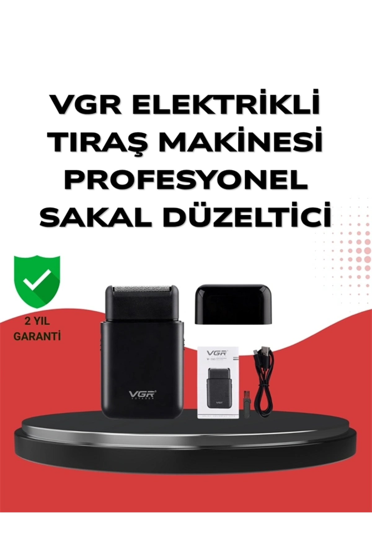 Elektrikli Tıraş Aleti – Hassas Kesim, Kolay Temizlik, Cilt Dostu