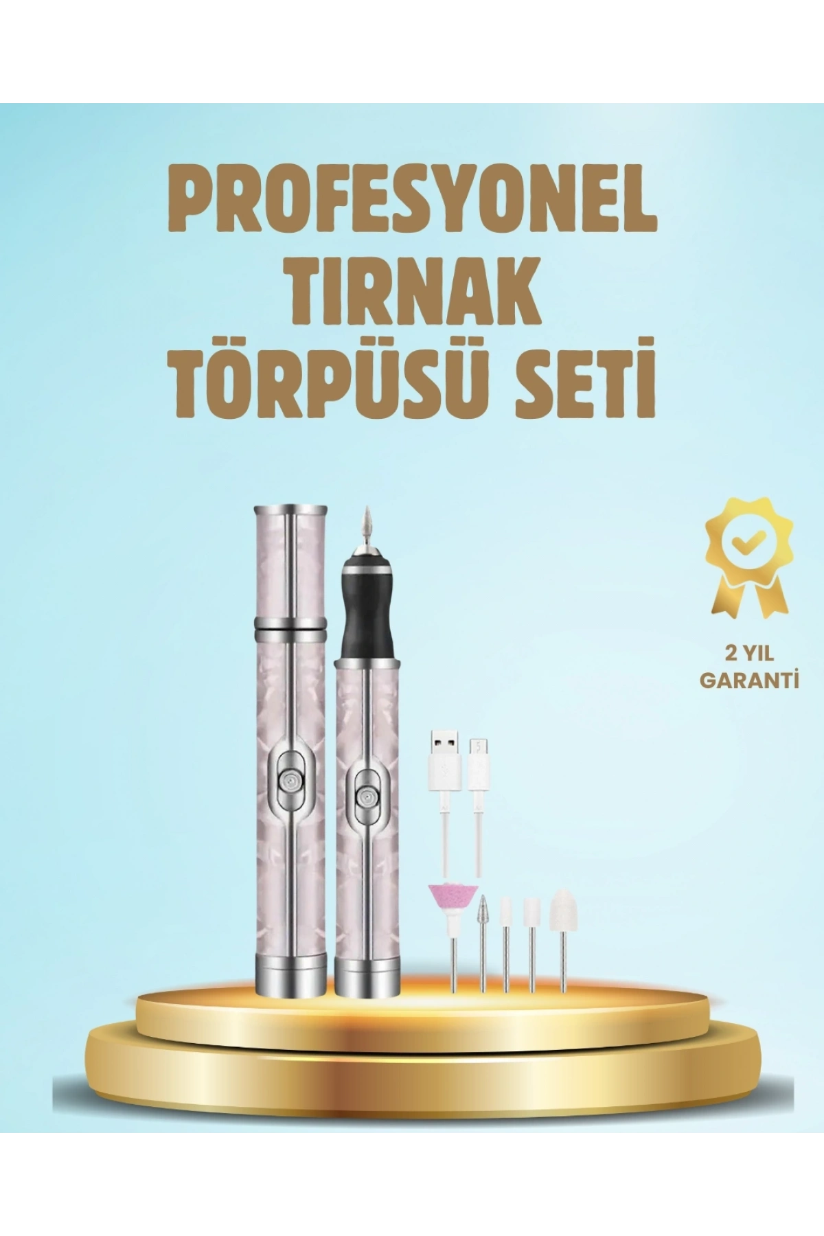 Elektrikli Tırnak Törpüsü Ayarlanabilir Hızlı Manikür Pedikür Cihazı