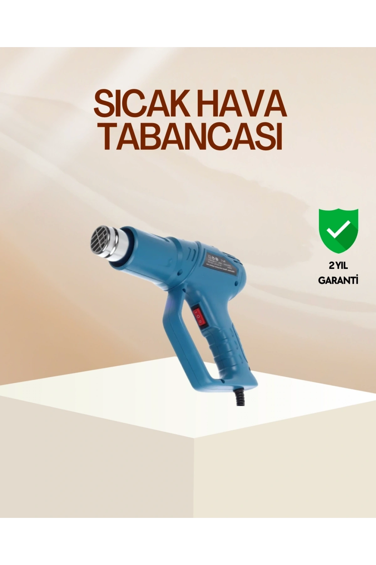 Endüstriyel 2000W Isı Tabancası Plastik Boru Lehim Boya Çıkarma