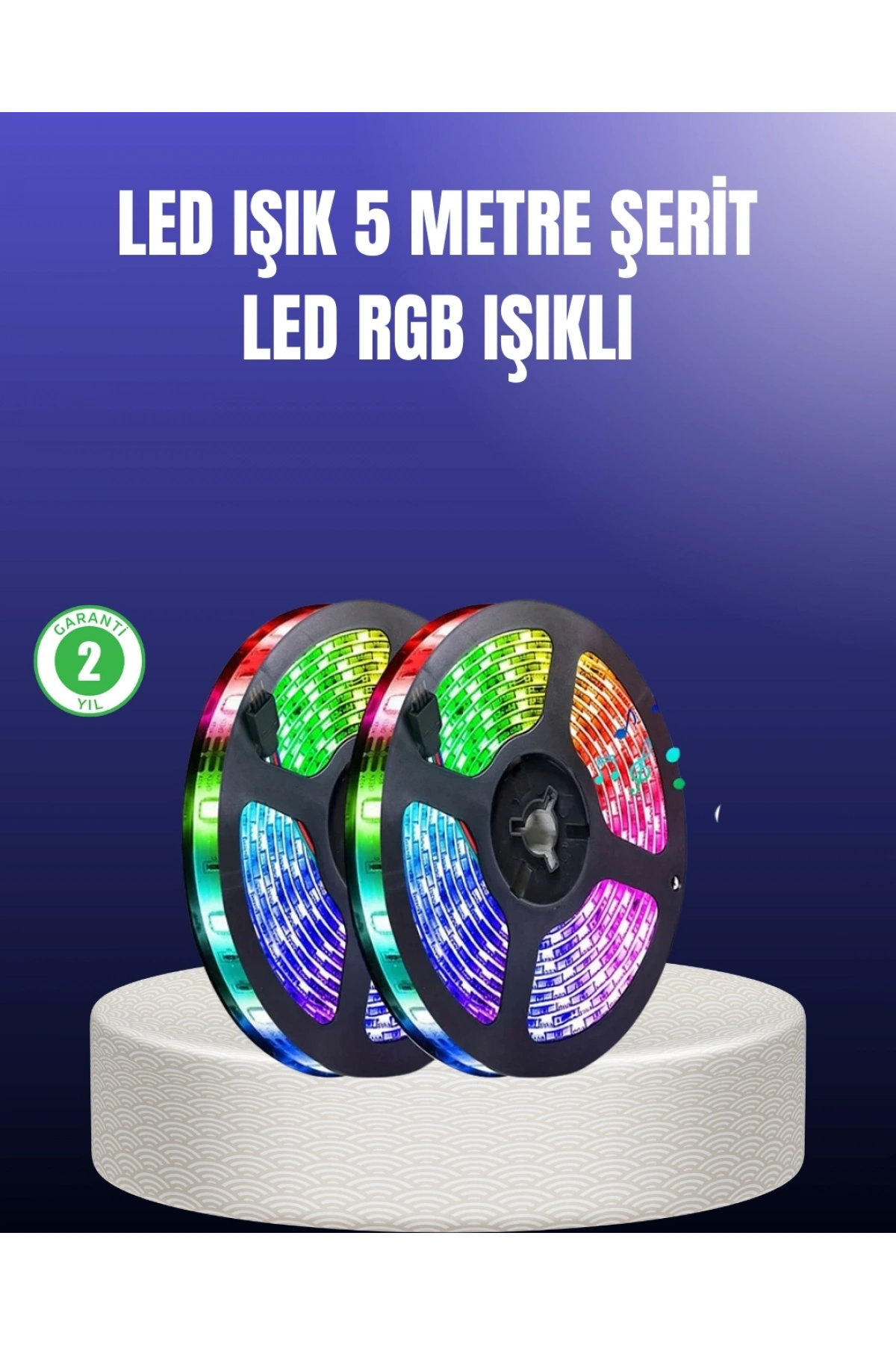 Enerji Tasarruflu RGB Şerit LED 5 Metre