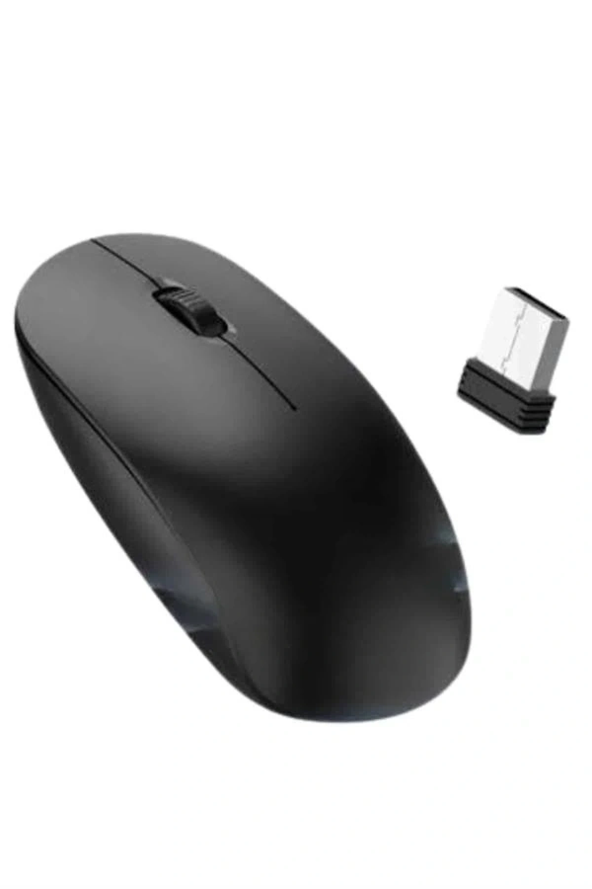 Ergonomik Tasarım Kablosuz Siyah Mouse Hassas Uzun Ömürlü