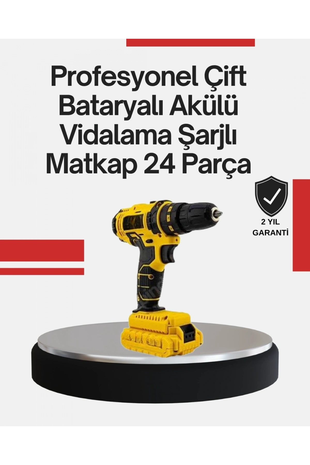 Ergonomik Tasarımlı 12V Matkap | 2 Vitesli, LED Aydınlatmalı ve Dayanıklı
