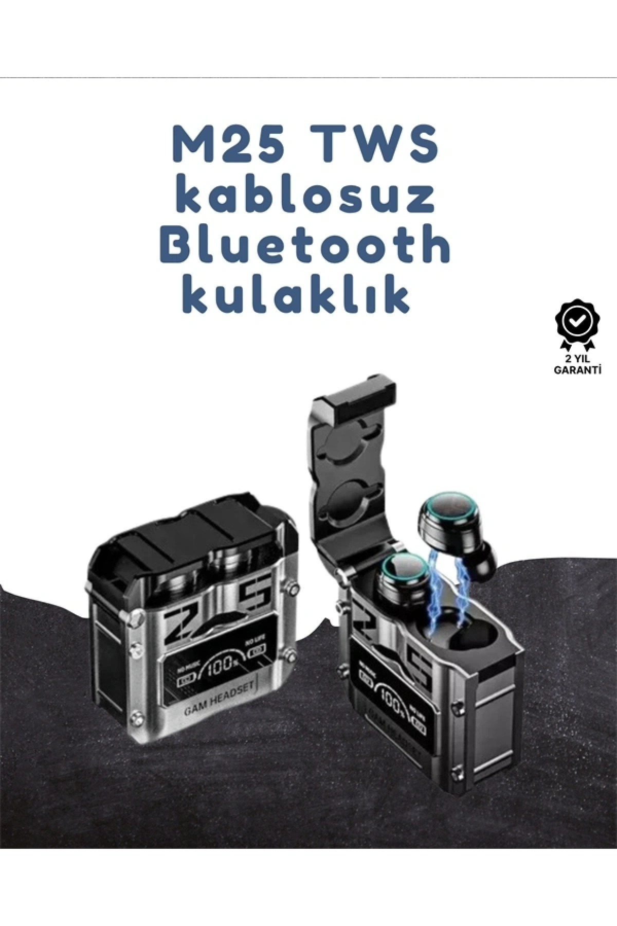 Ergonomik Tasarımlı Bluetooth Kulaklık | Suya Dayanıklı | Dokunmatik Kontrollü