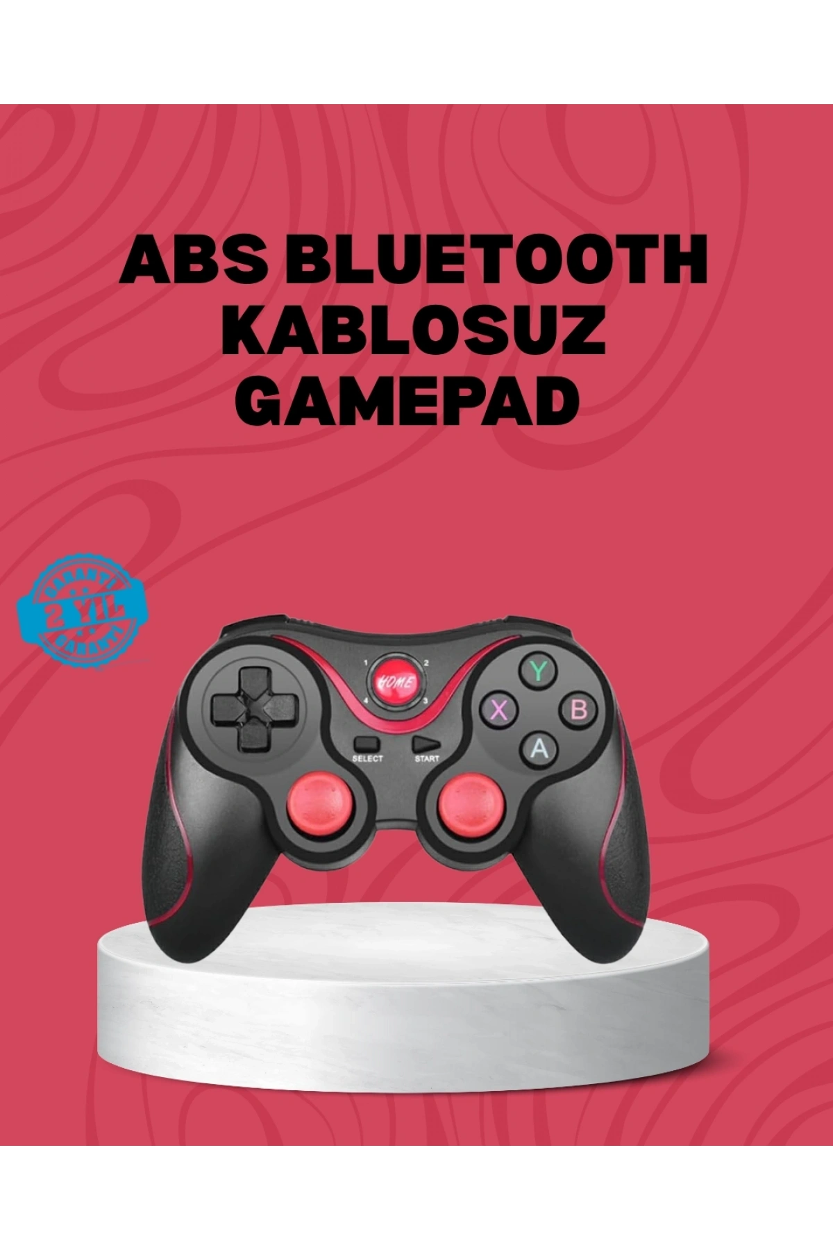 Ergonomik Tasarımlı Çok Yönlü Wireless Gamepad