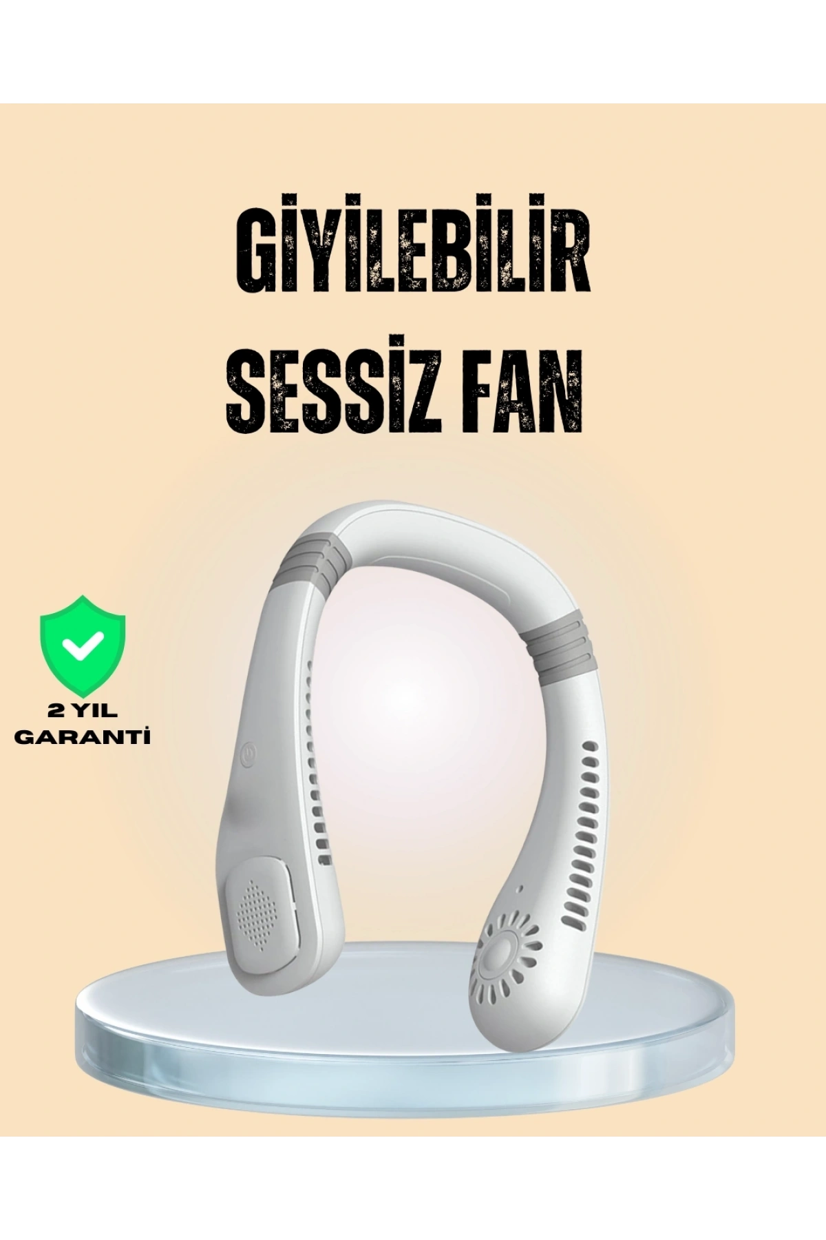 Esnek Silikon Tasarımlı Taşınabilir Kişisel Fan