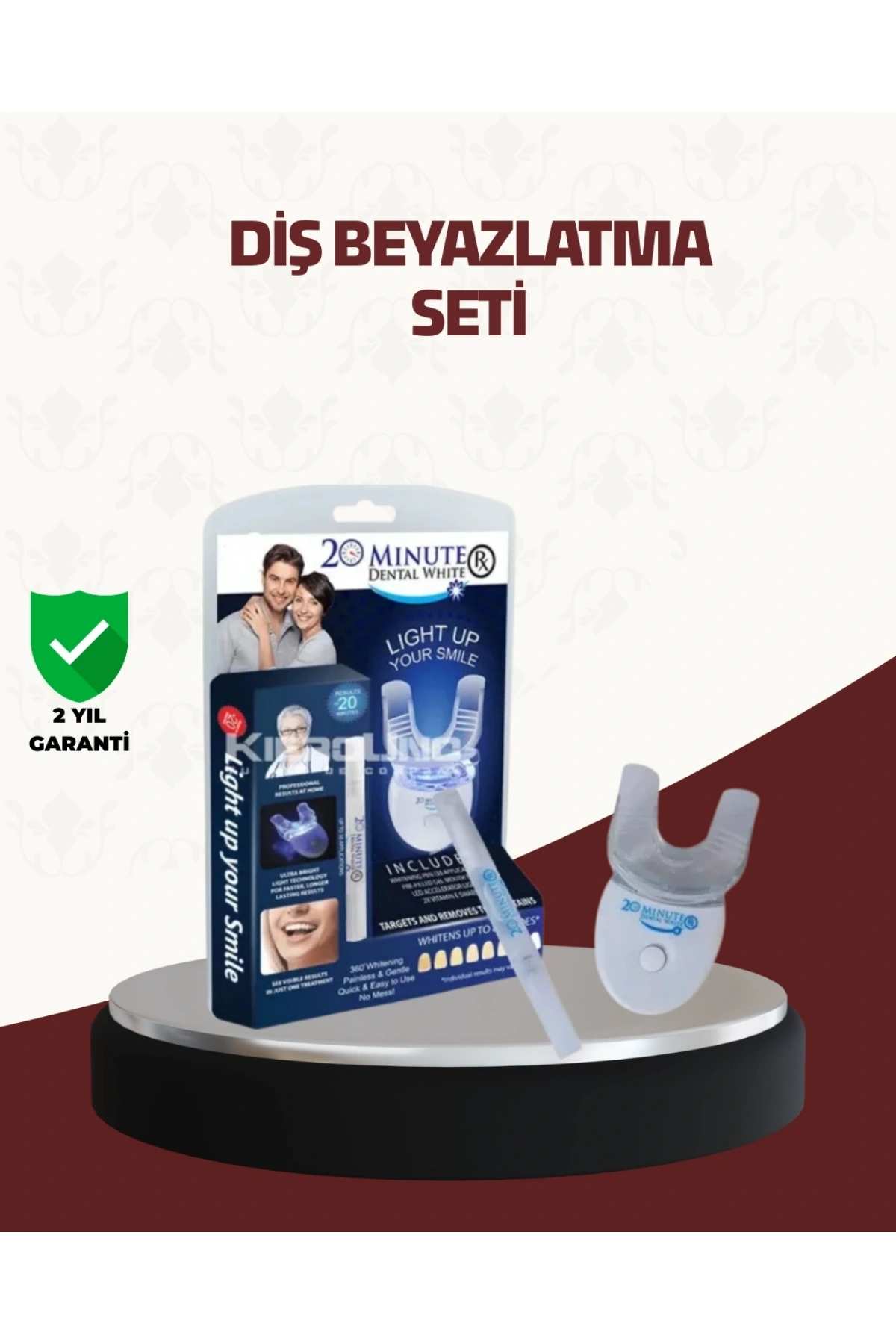 Evde Kullanıma Uygun LED Teknolojili Diş Beyazlatma Kiti