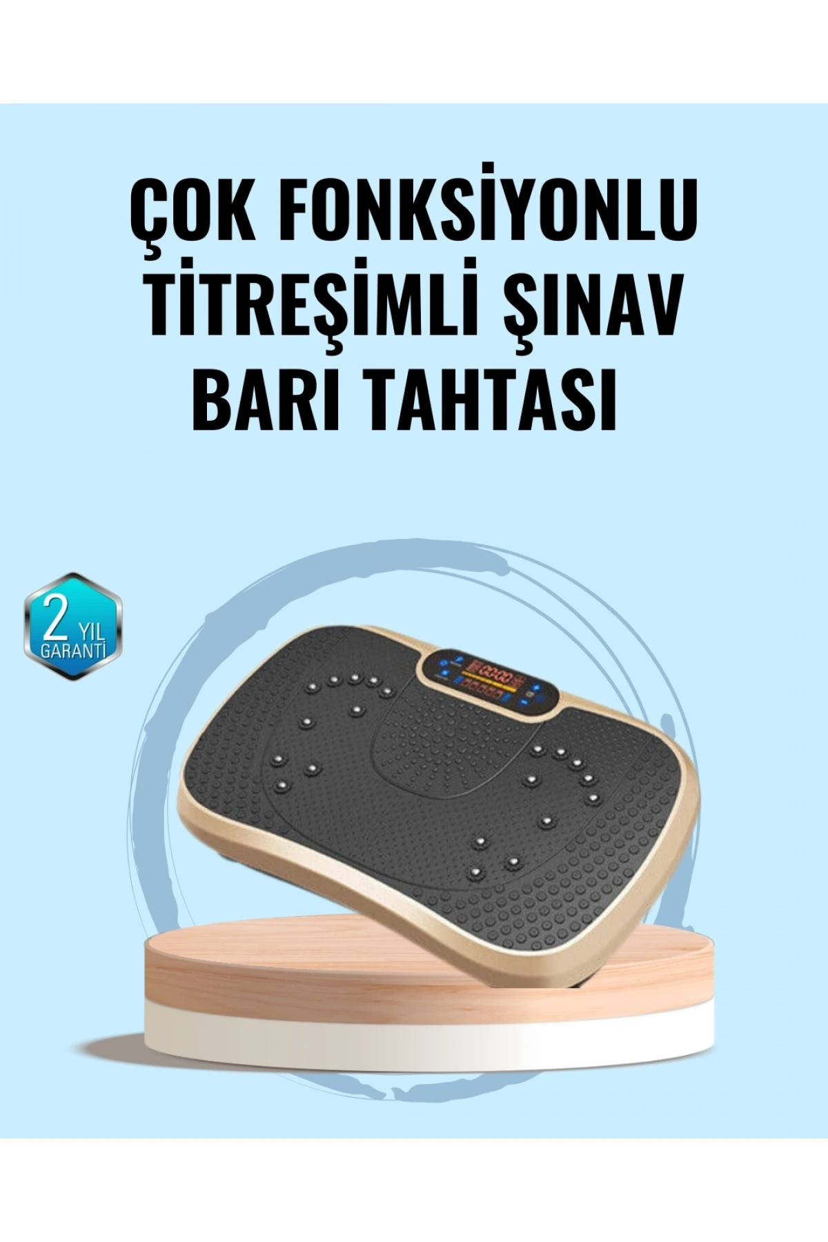 Evde Spor İçin Titreşimli Plate Fitness Platformu