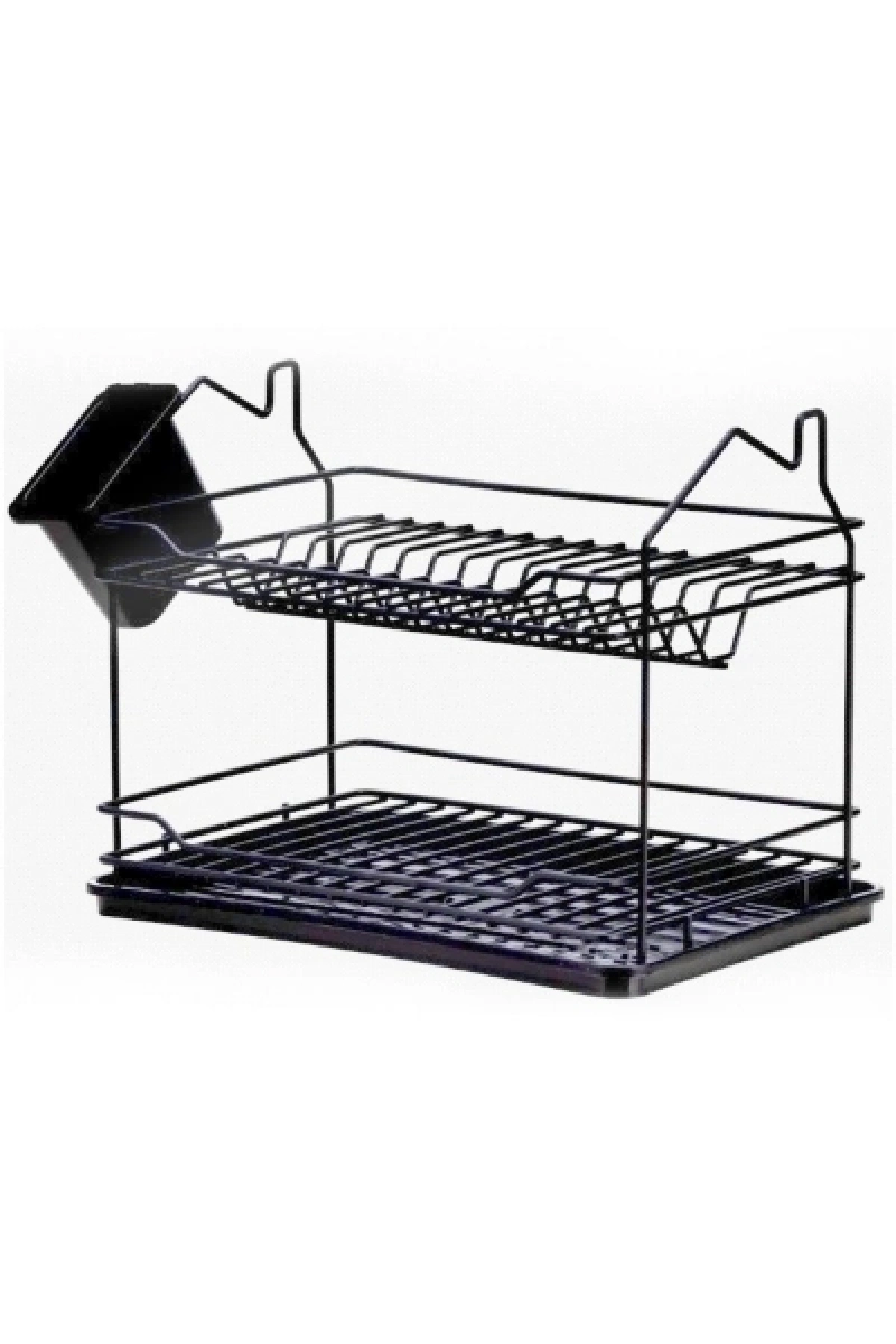 ,EVİM 2 KATLI TABAKLIK SİYAH (5047)