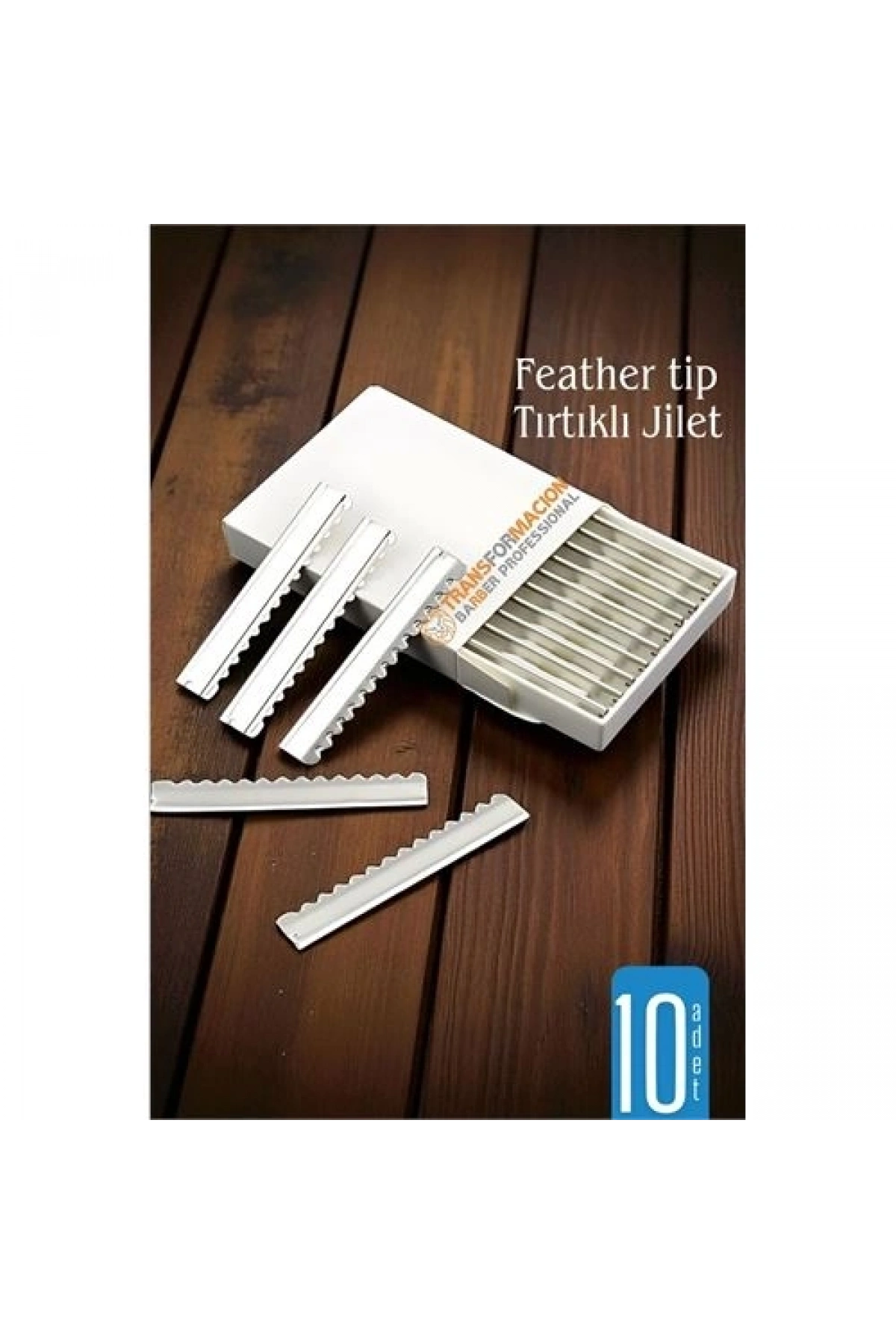 Feather Tip Tırtıklı Ustura Jileti 10 Adet 722119