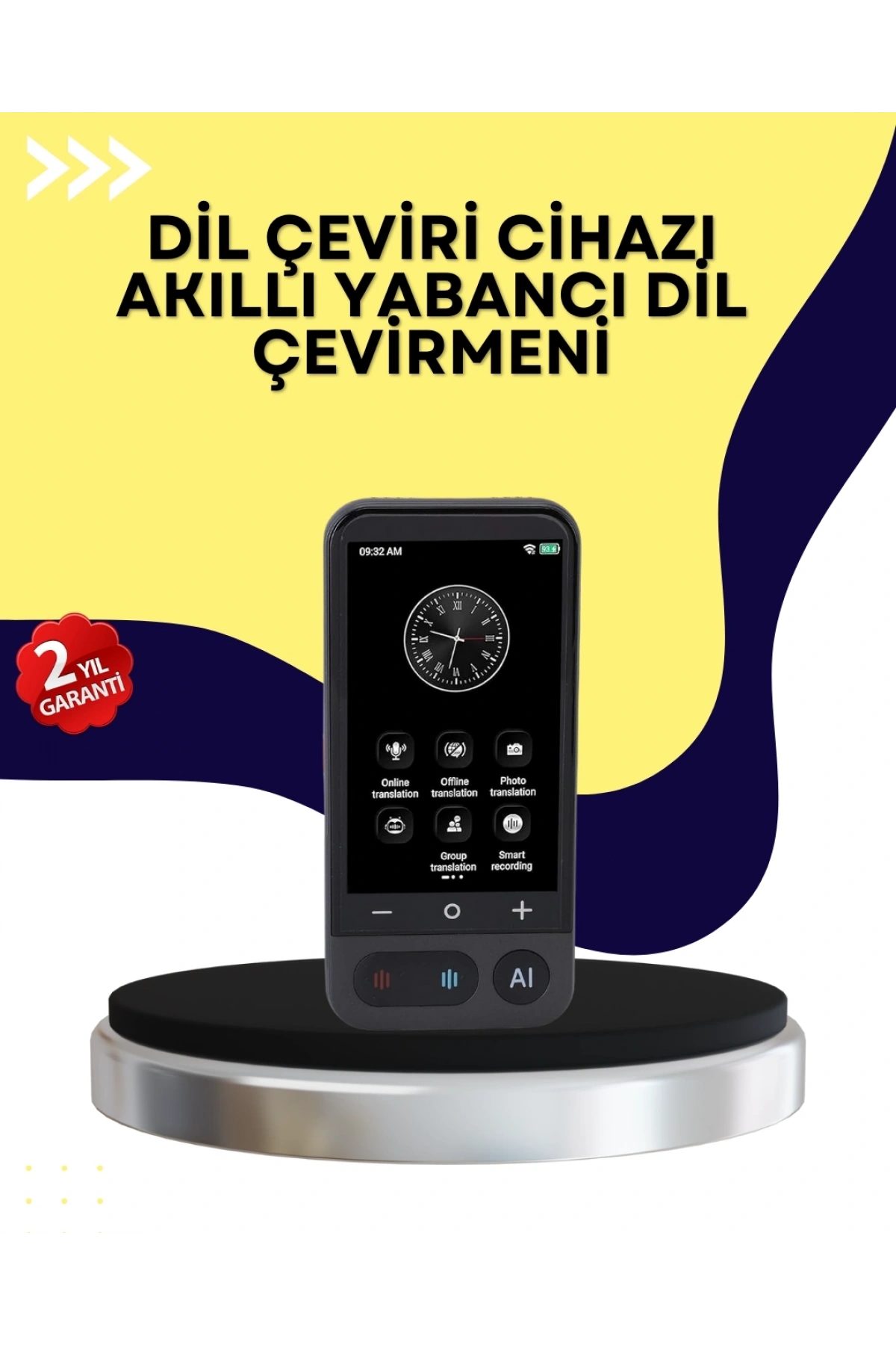 Fotoğraf Tanıma ve Konuşma Çevirili Akıllı Tercüman