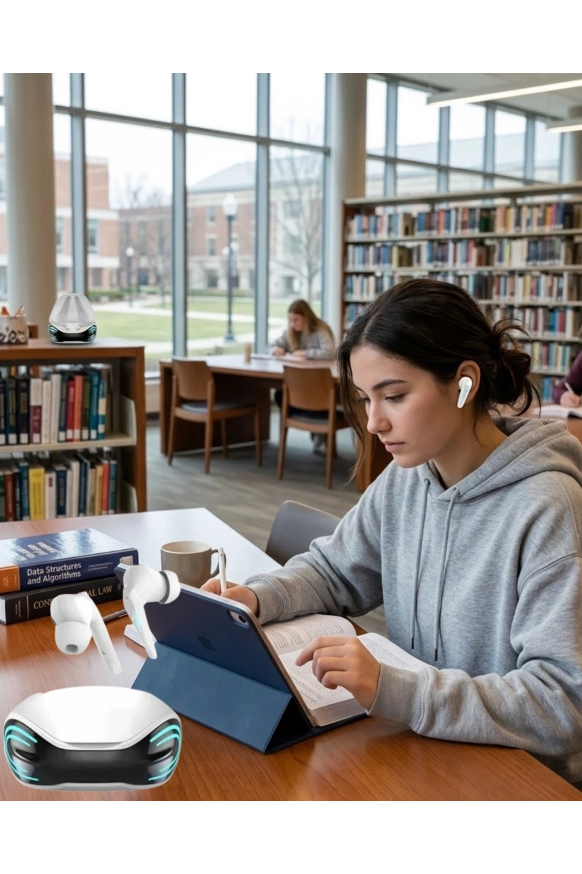 Gaming Bluetooth Kulaklık Çift Mikrofon  iPhone 11 iPhone 12 Samsung S23 Redmi Uyumlu