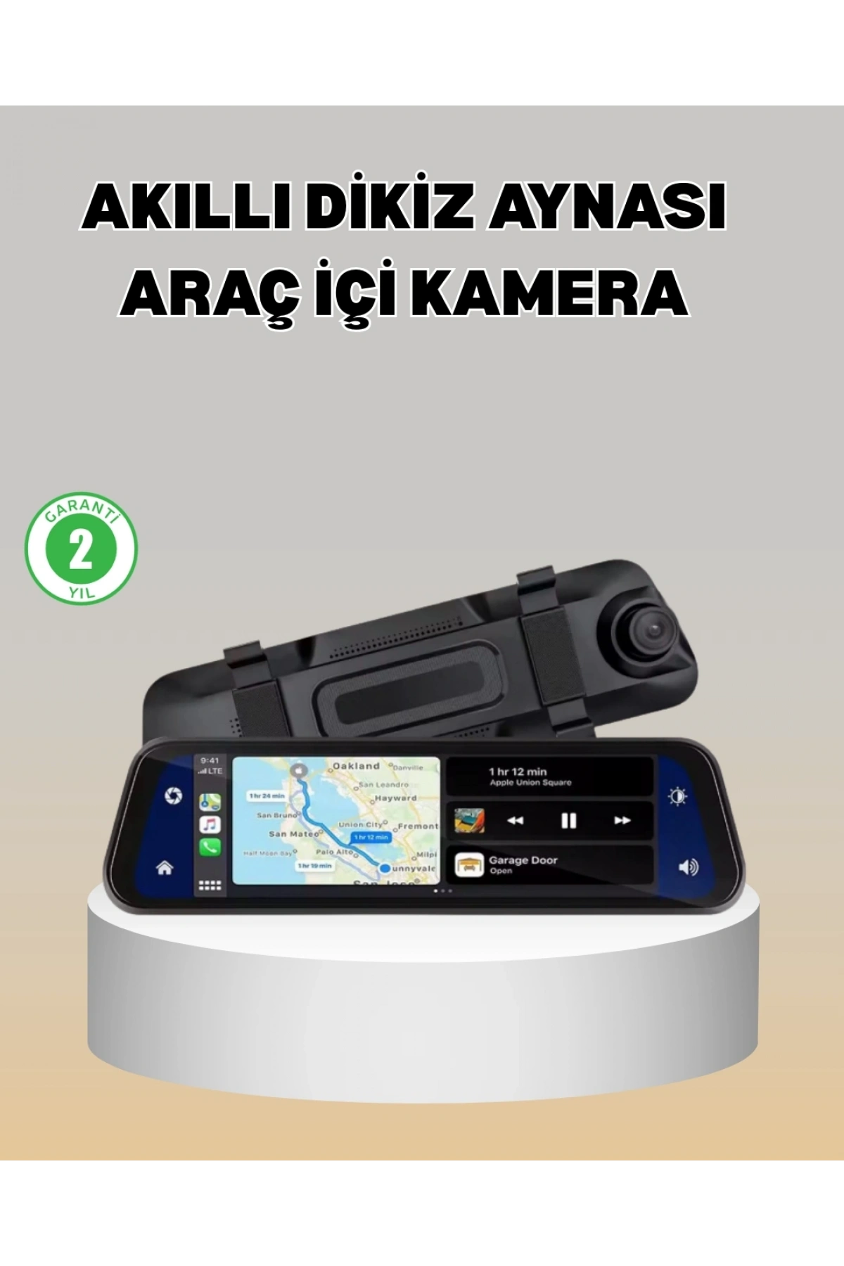 Gece Görüşlü Araç Dikiz Aynası Kamera Park Monitörlü