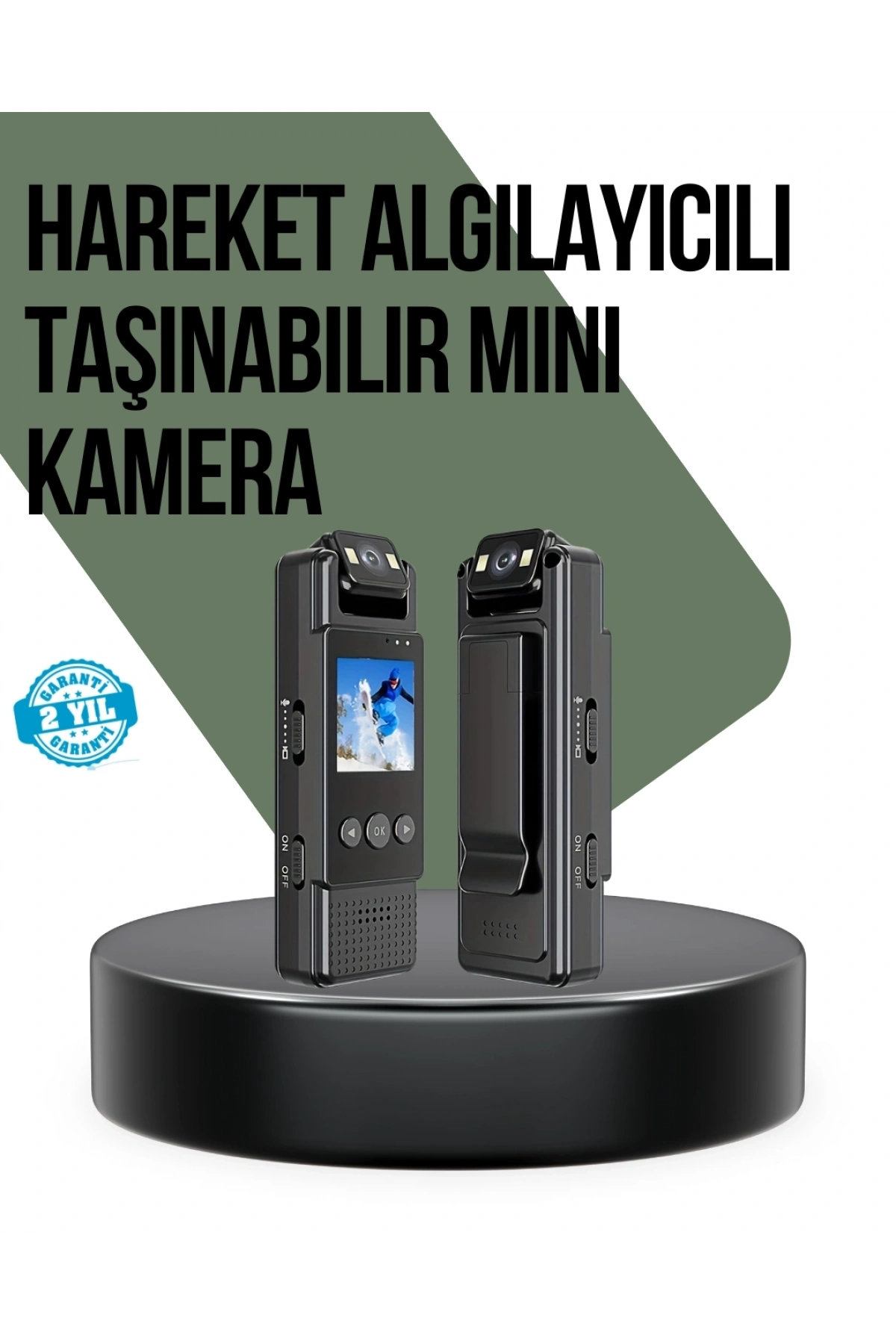 Gece Görüşlü Döngüsel Kayıt Destekli Mini Kamera