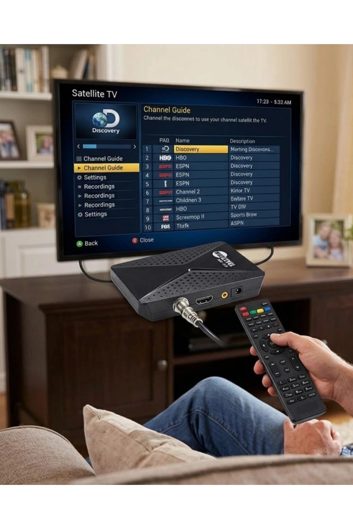Gelişmiş Özellikli Uydu Alıcısı HDMI  USB WiFi Destekli