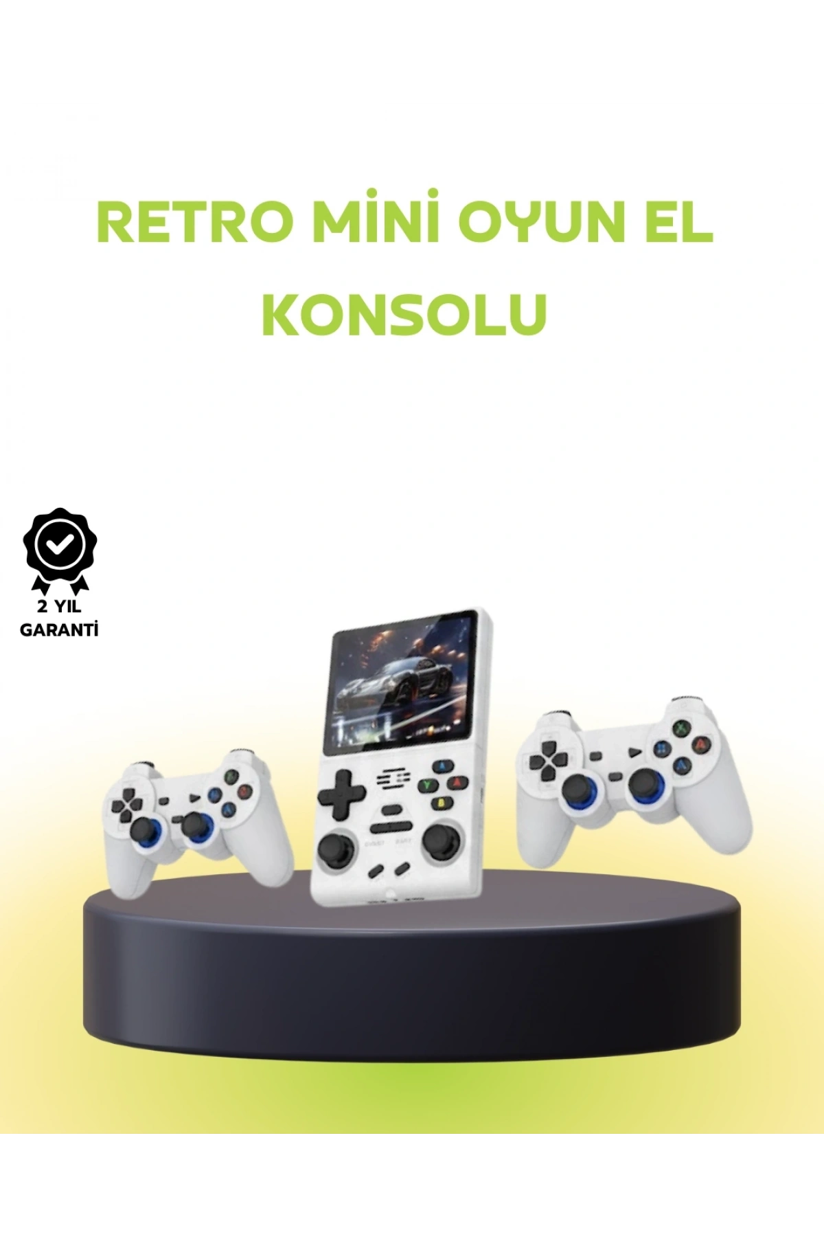 Geniş Ekranlı Taşınabilir Retro Oyun Konsolu